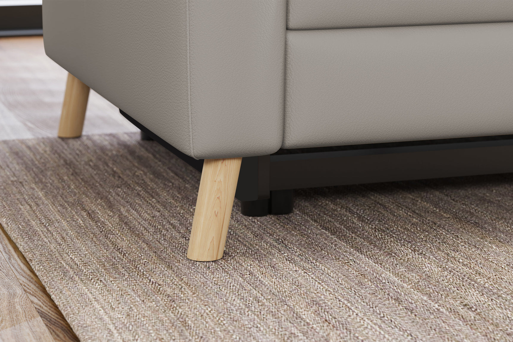 Elodie Leather Recliner Sectional Sofa