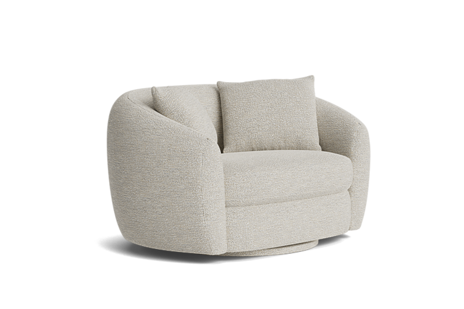 Eluned Boucle Swivel Accent Chair