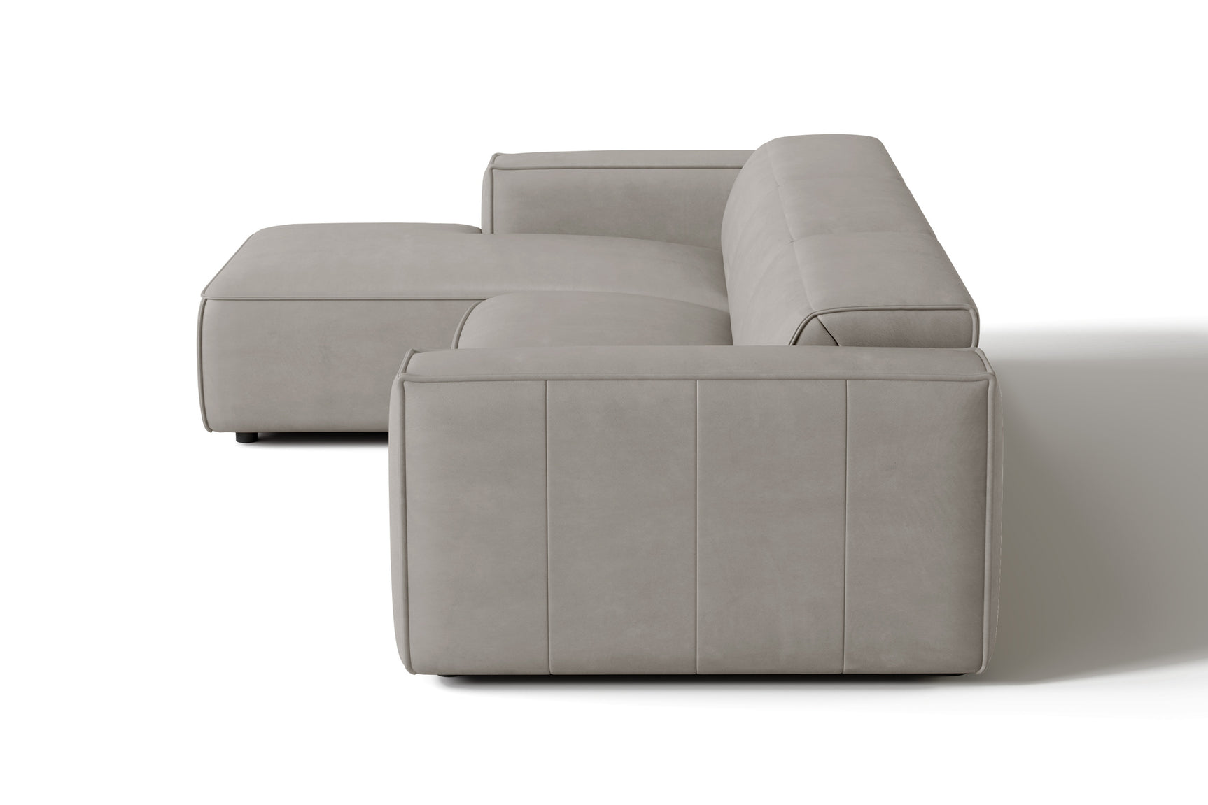 Emery Leather Recliner Sectional Sofa