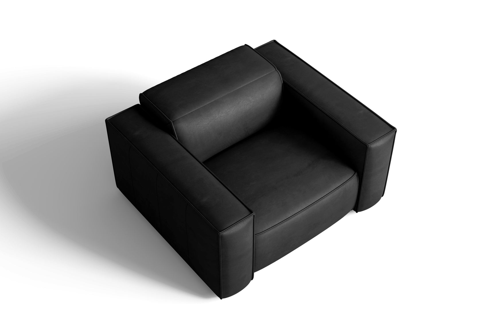 Emery Leather Recliner Accent Chair