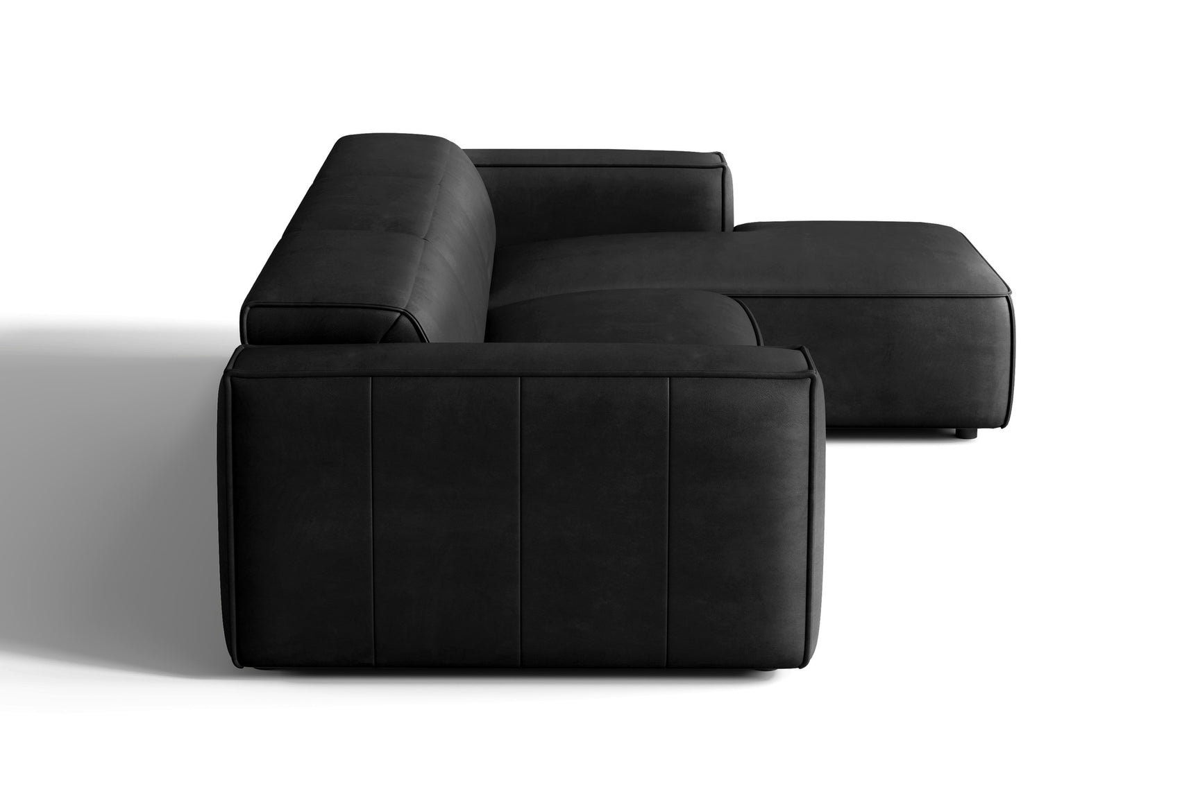 Emery Leather Recliner Sectional Sofa