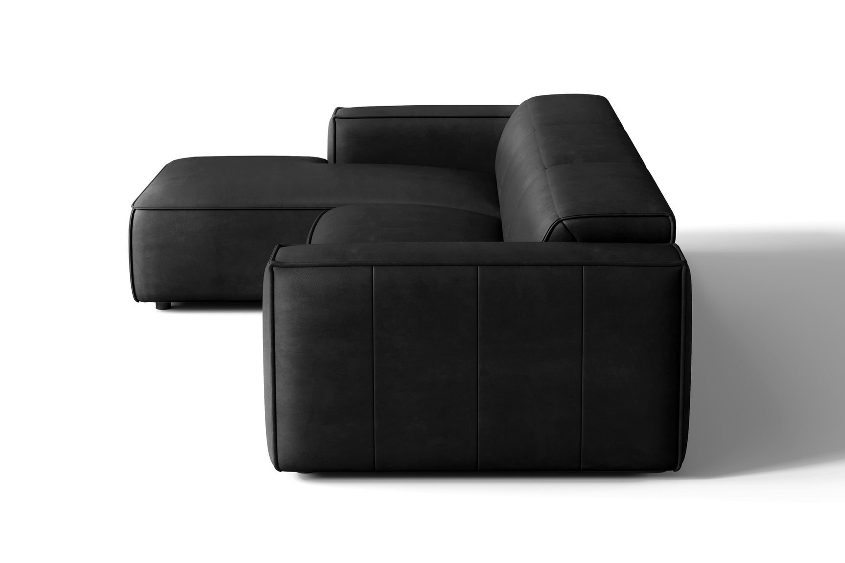 Emery Leather Recliner Sectional Sofa