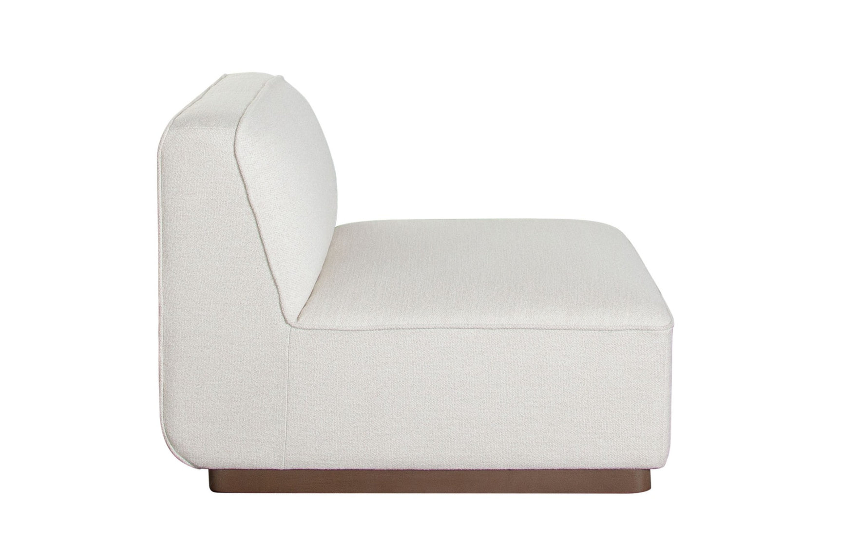 Enola Fabric Armless Chair