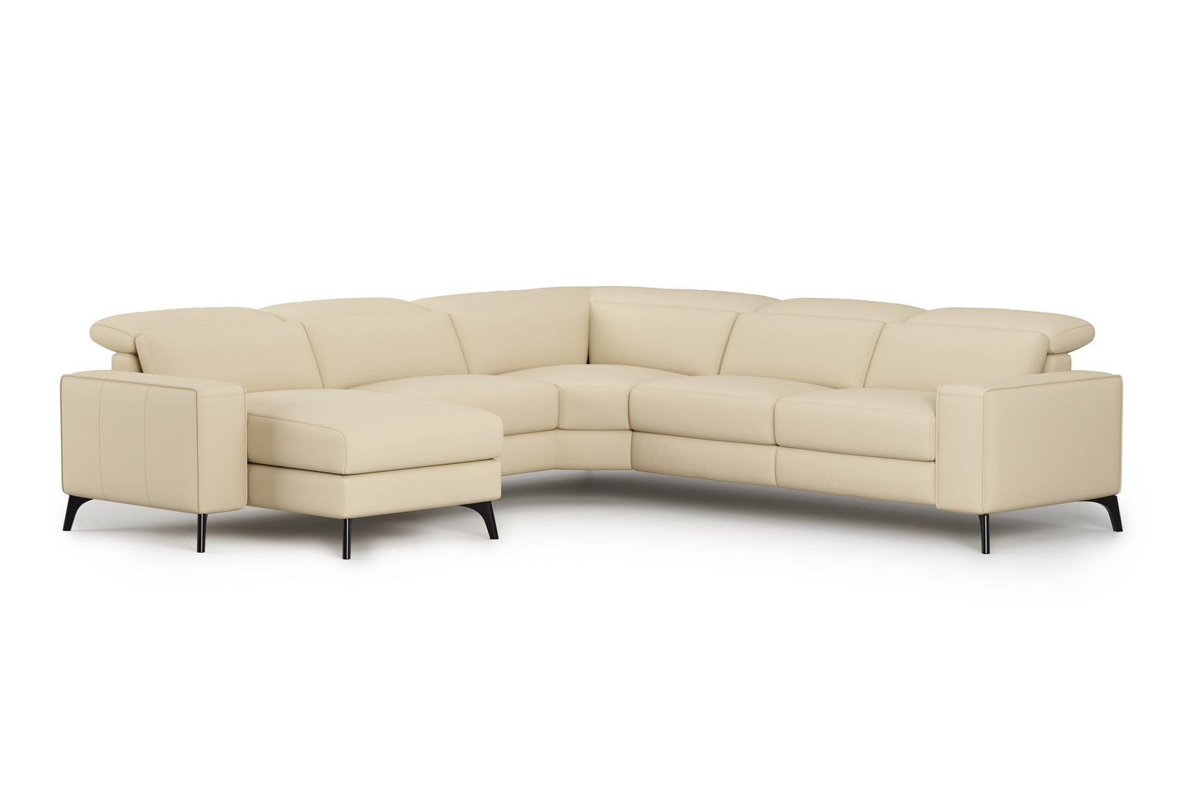 Esther Leather Corner Recliner Sectional Sofa