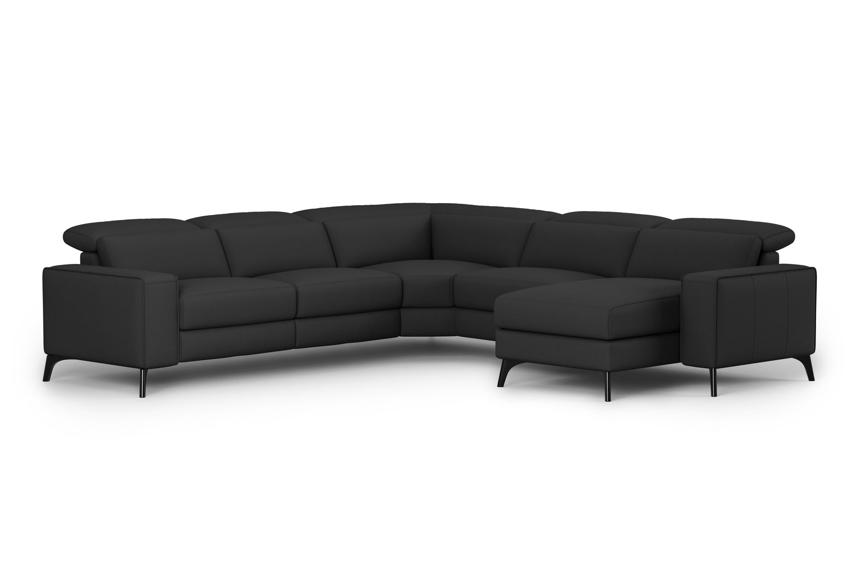 Esther Leather Corner Recliner Sectional Sofa