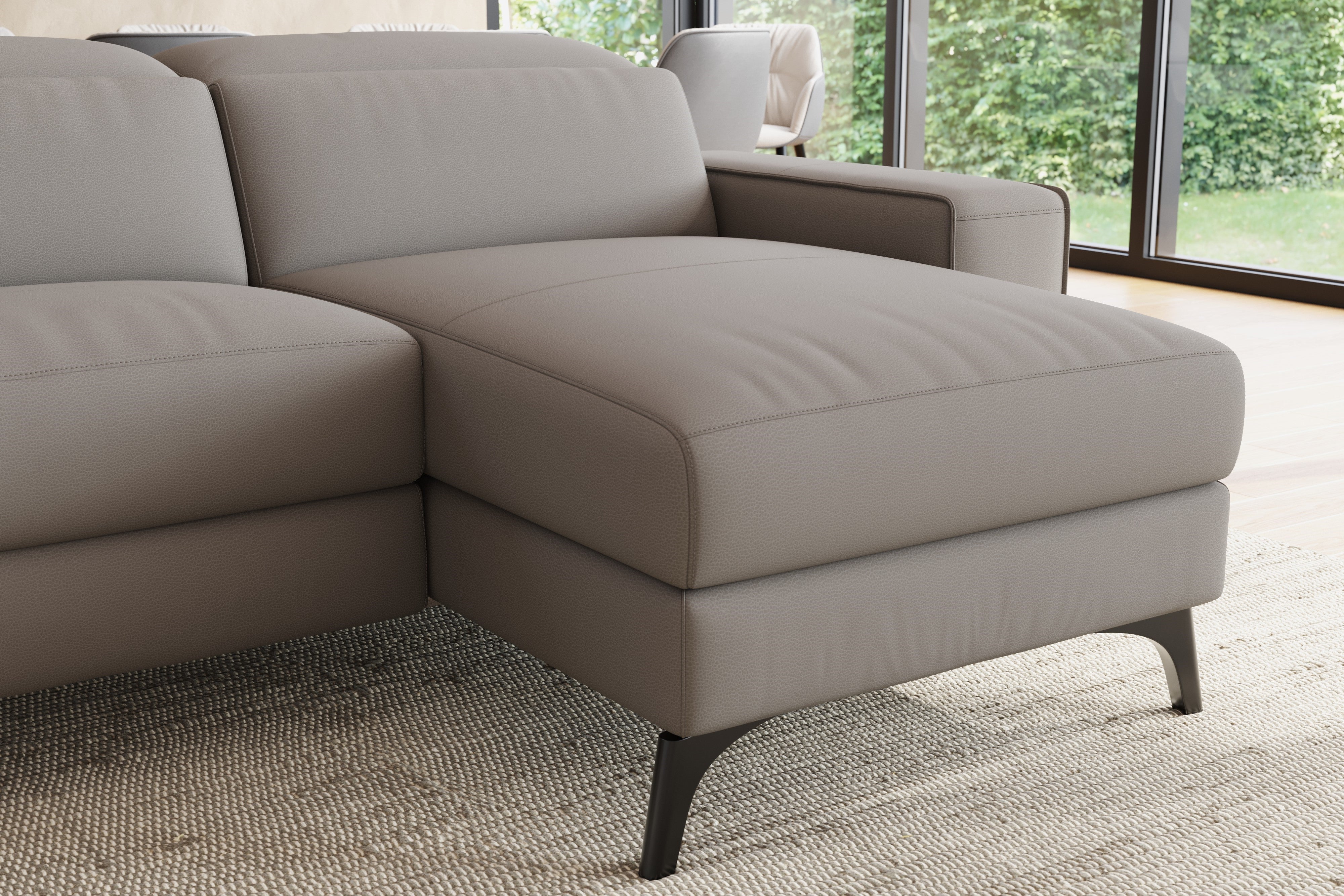 Esther Leather Recliner Sectional Sofa