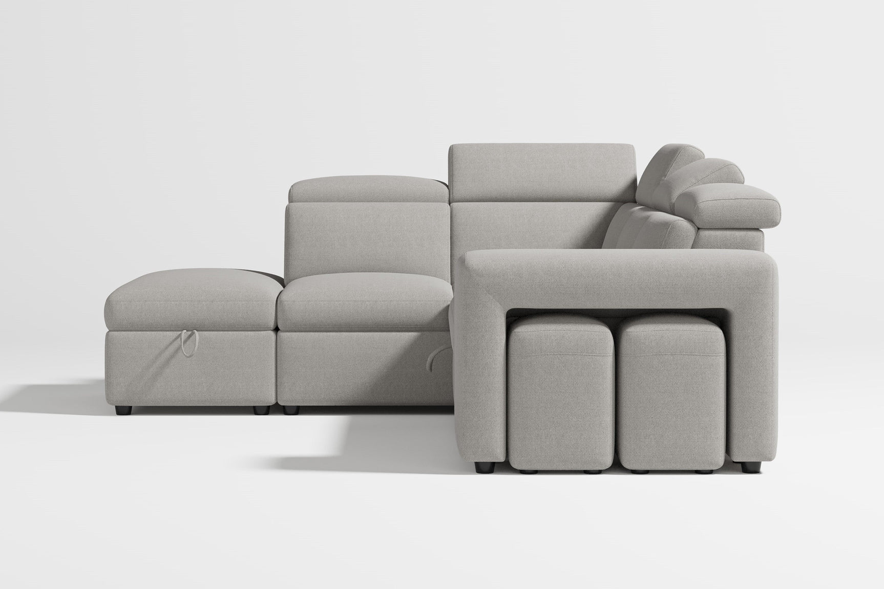 Finn Fabric Sectional Sofa Bed