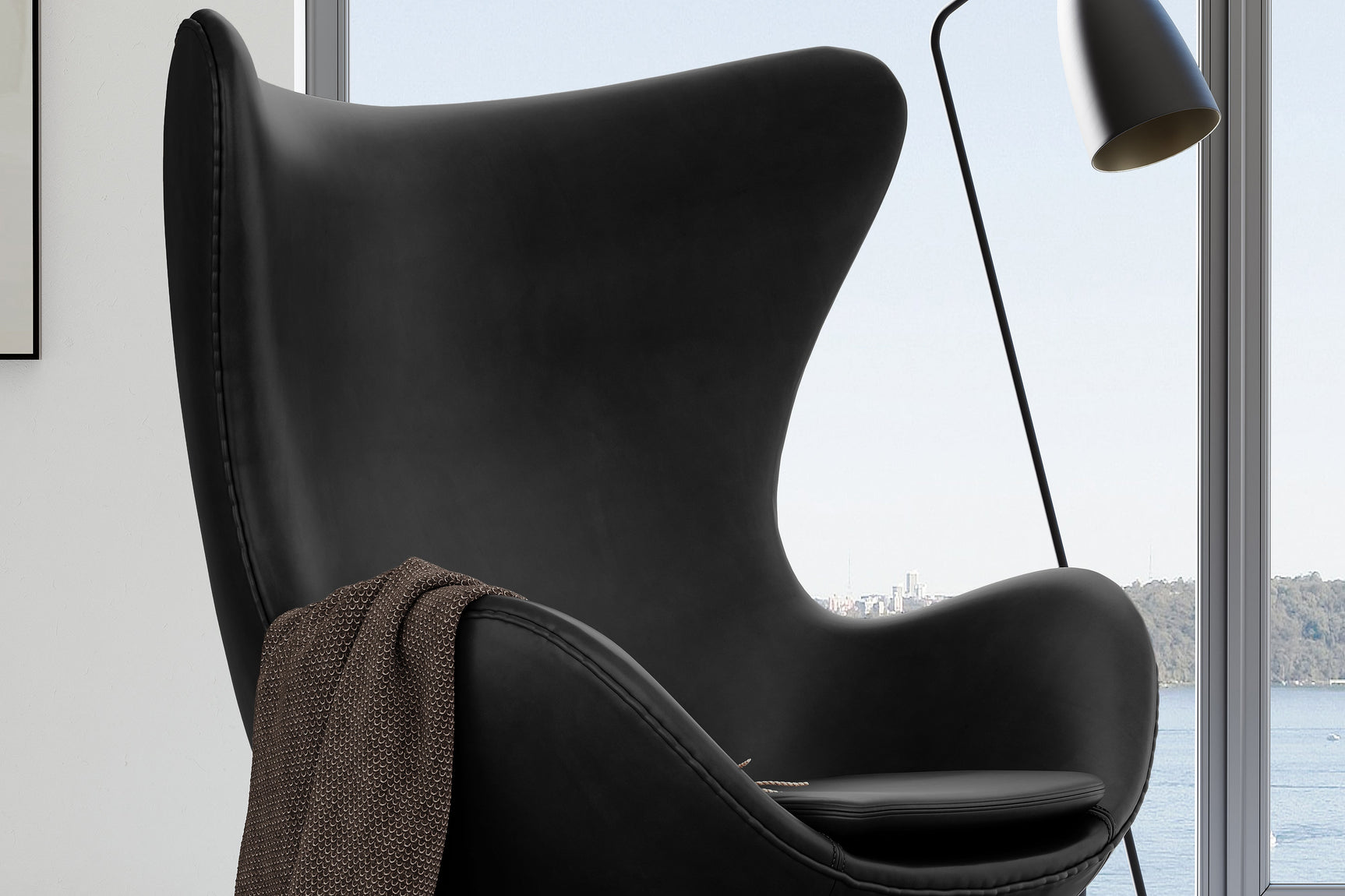 Finola Leather Accent Chair