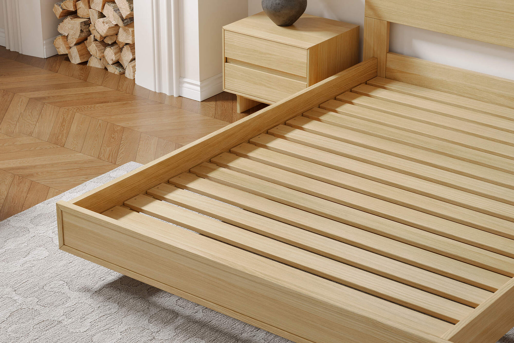 Fiona Wood Bed Frame