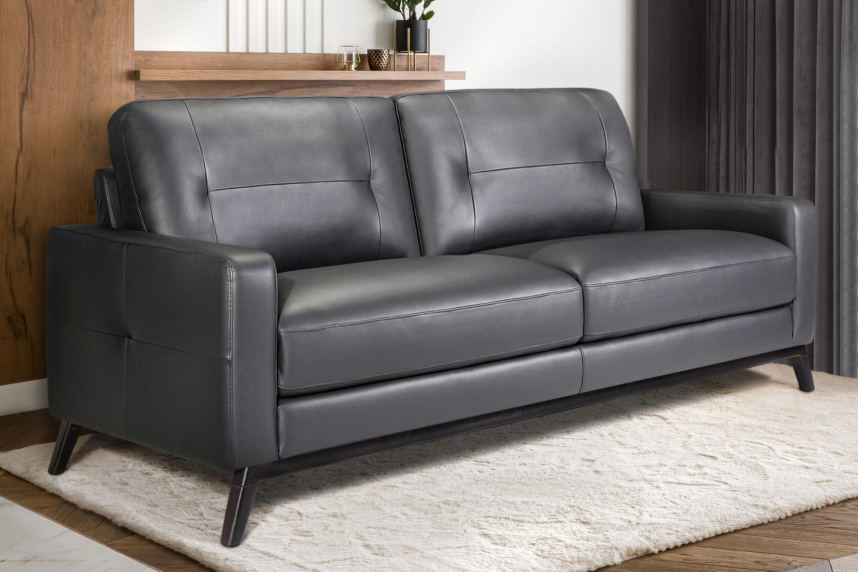 Francesca Leather Sofa
