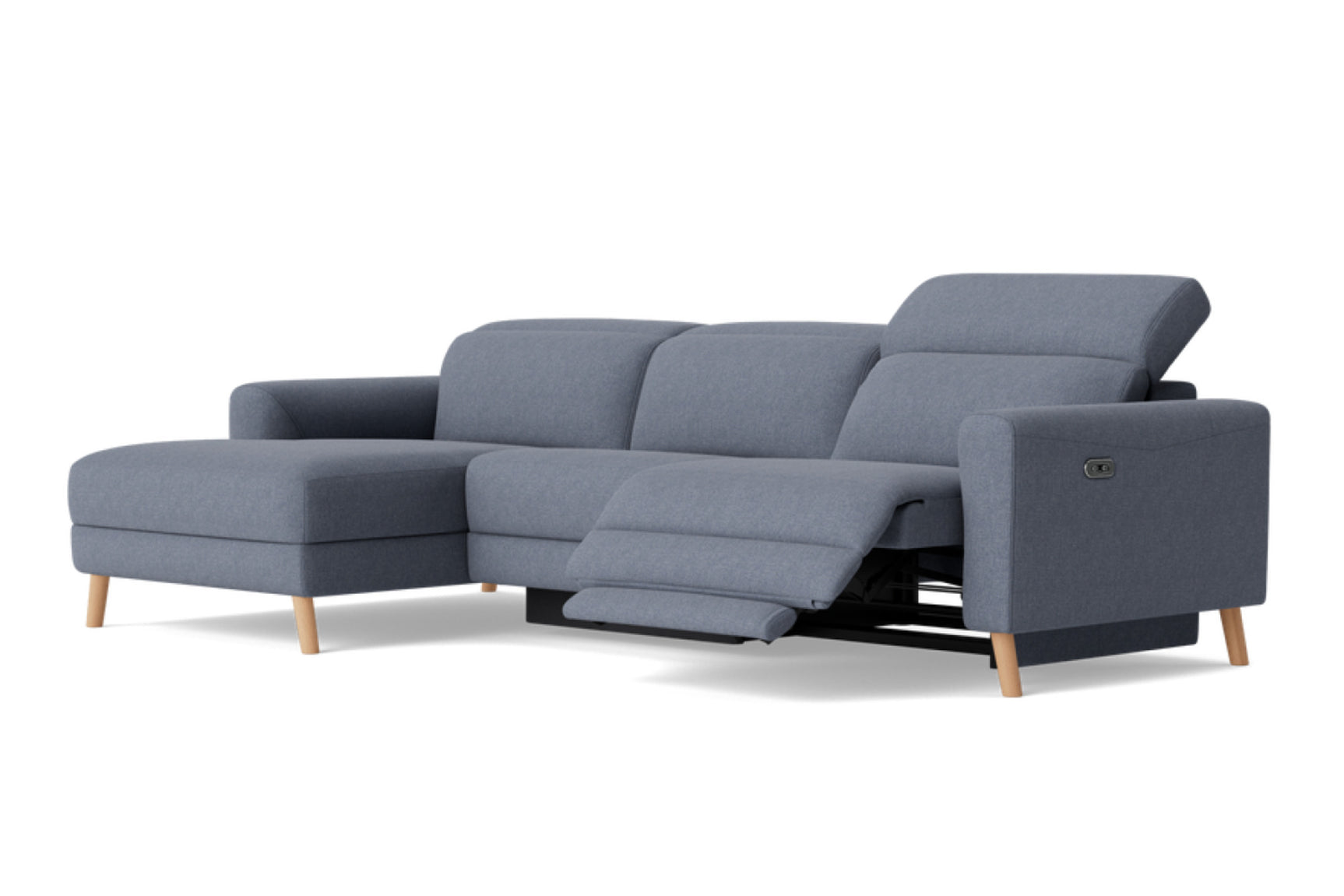 Freya Fabric Recliner Sectional Sofa