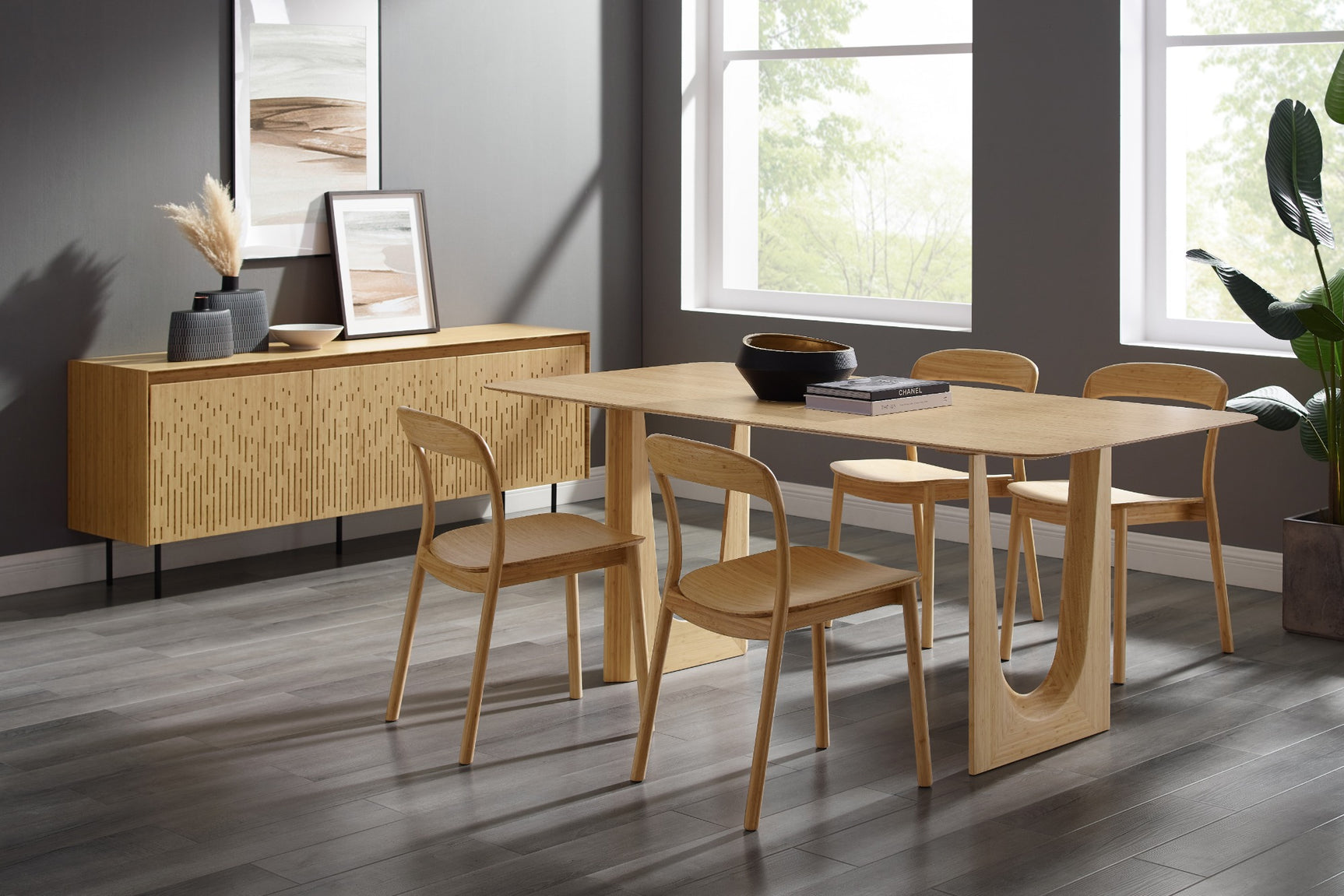 Hanna Solid Bamboo Dining Table