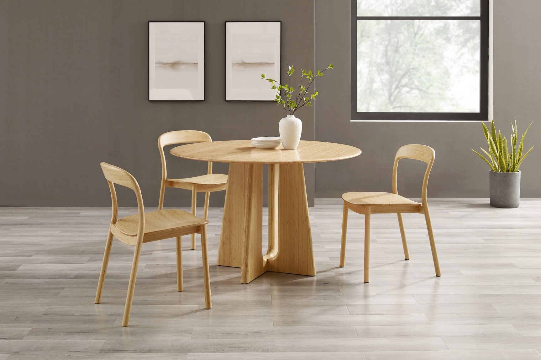 Luna Bamboo Round Table