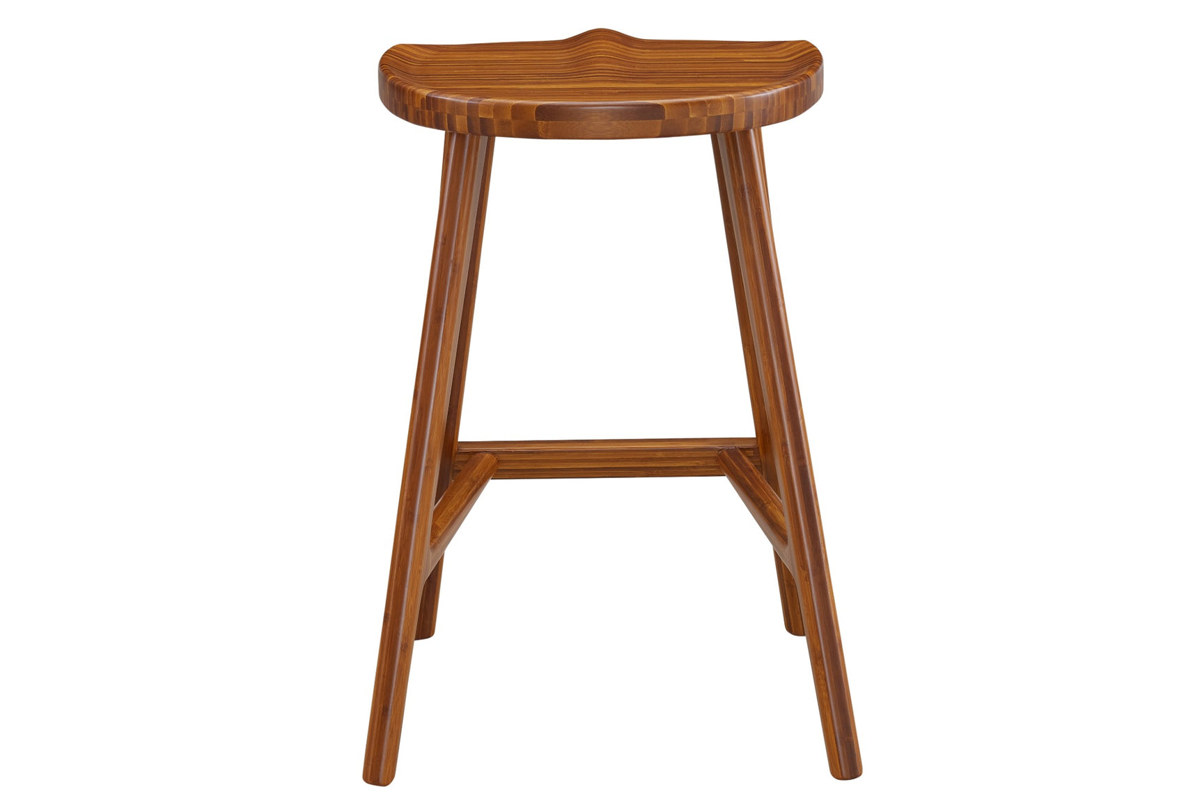 Max Solid Bamboo Stool in Counter Height (Set of 2)
