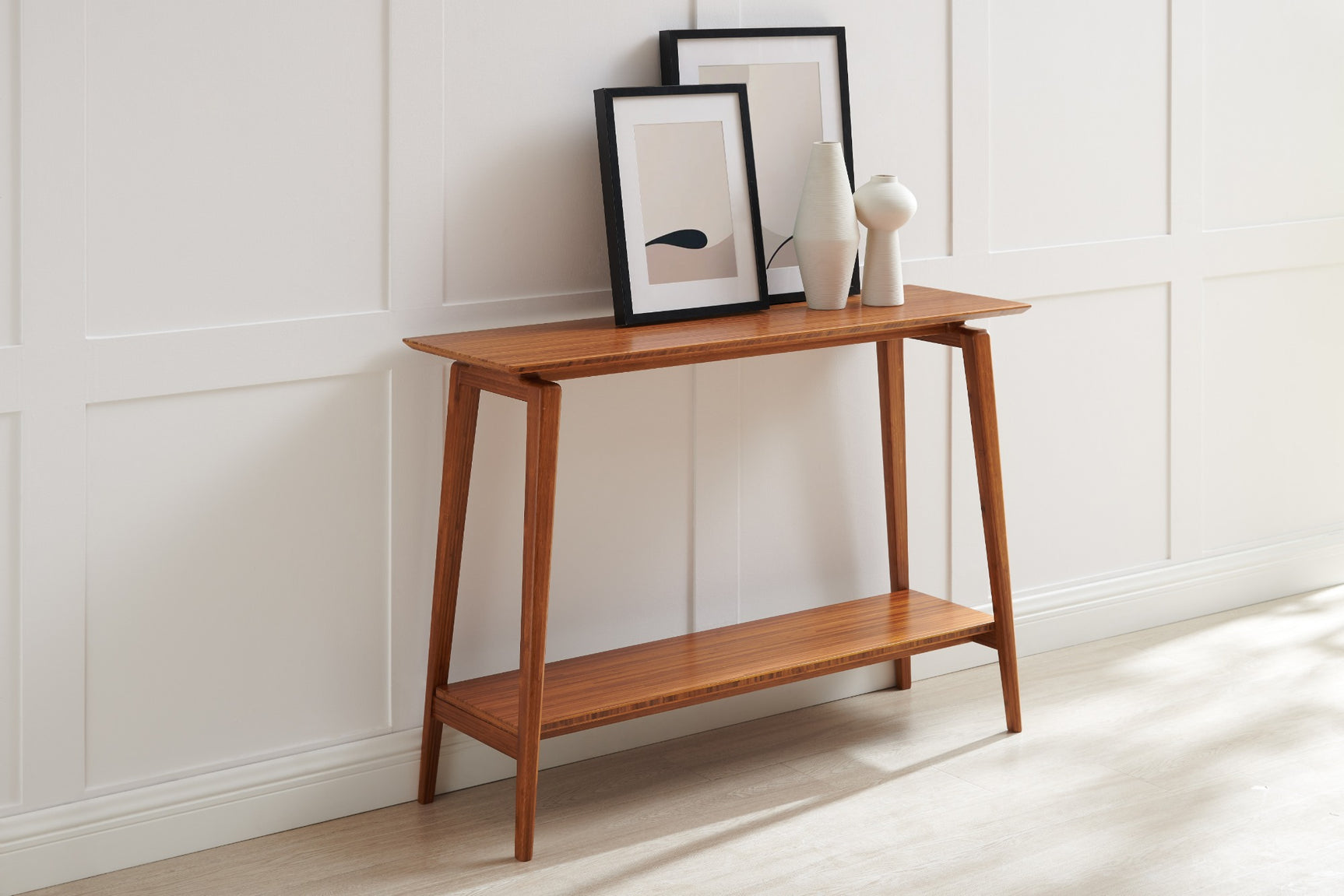 Antares Solid Bamboo Console Table