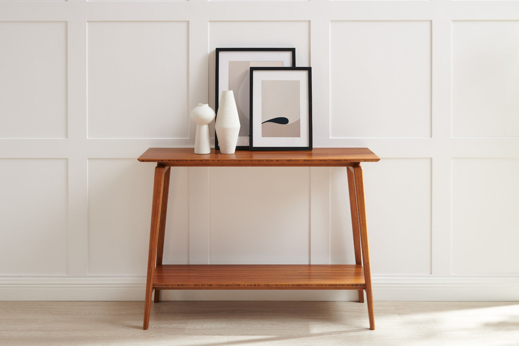 Antares Solid Bamboo Console Table
