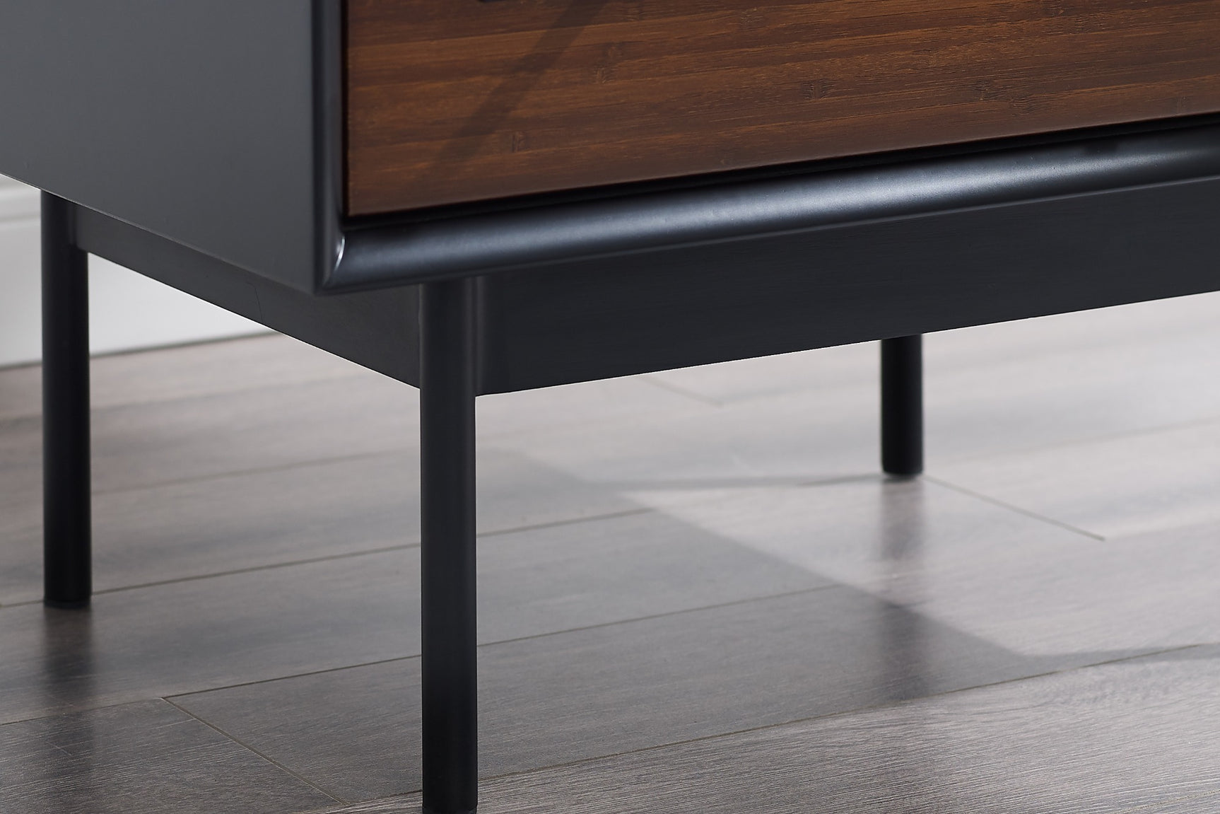 Park Avenue Solid Moso Bamboo 1 Drawer Nightstand