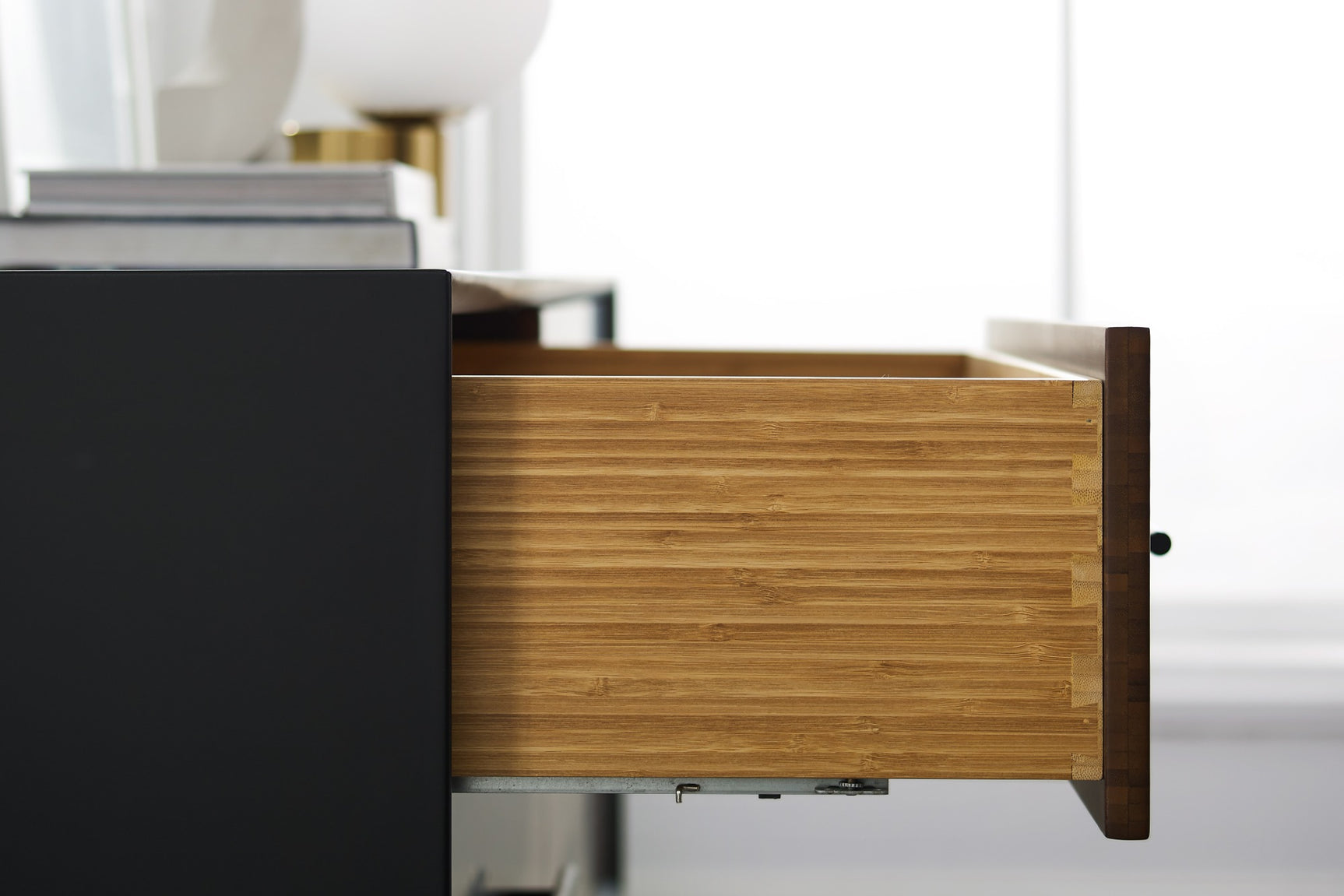 Park Avenue Solid Moso Bamboo 4 Drawer Double Dresser