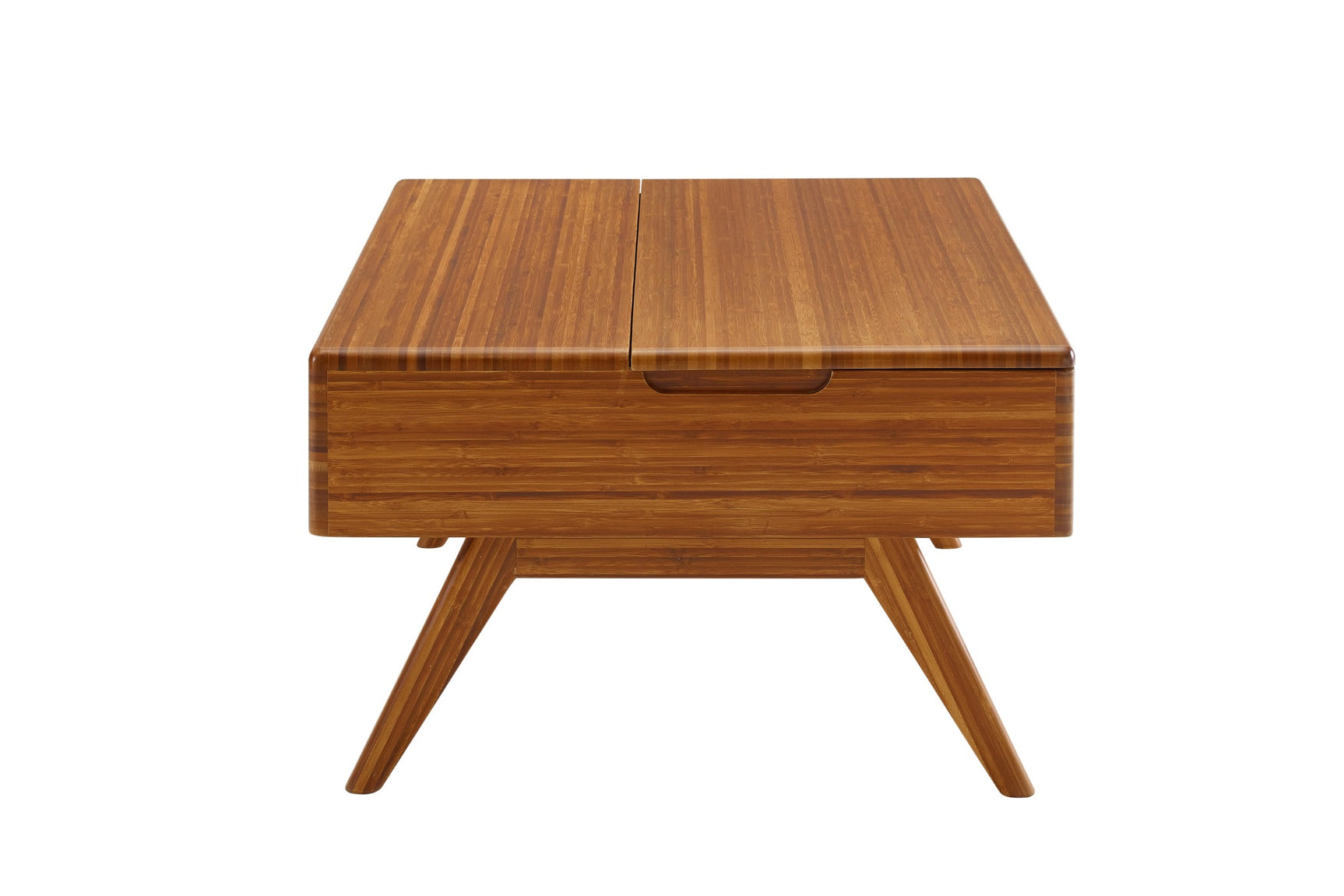 Rhody Solid Moso Bamboo Lift-Top Storage Coffee Table