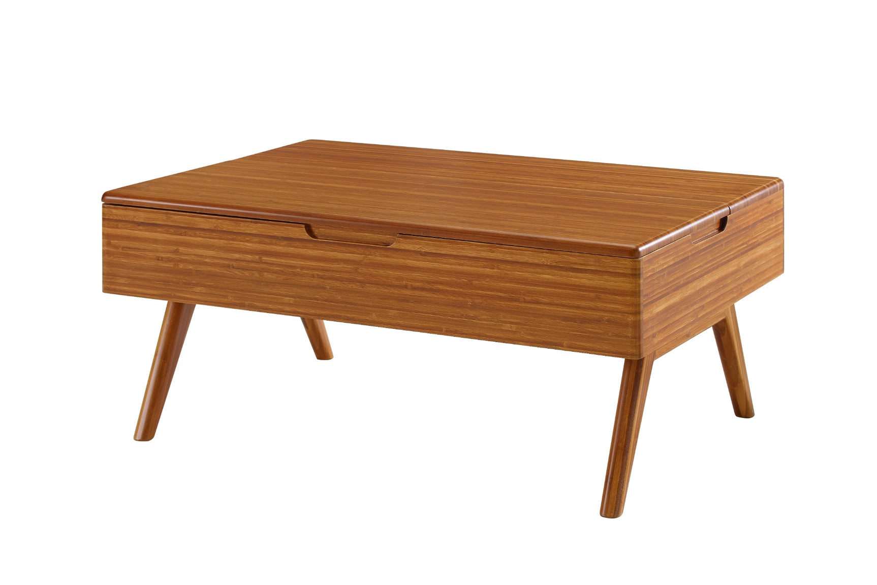 Rhody Solid Moso Bamboo Lift-Top Storage Coffee Table