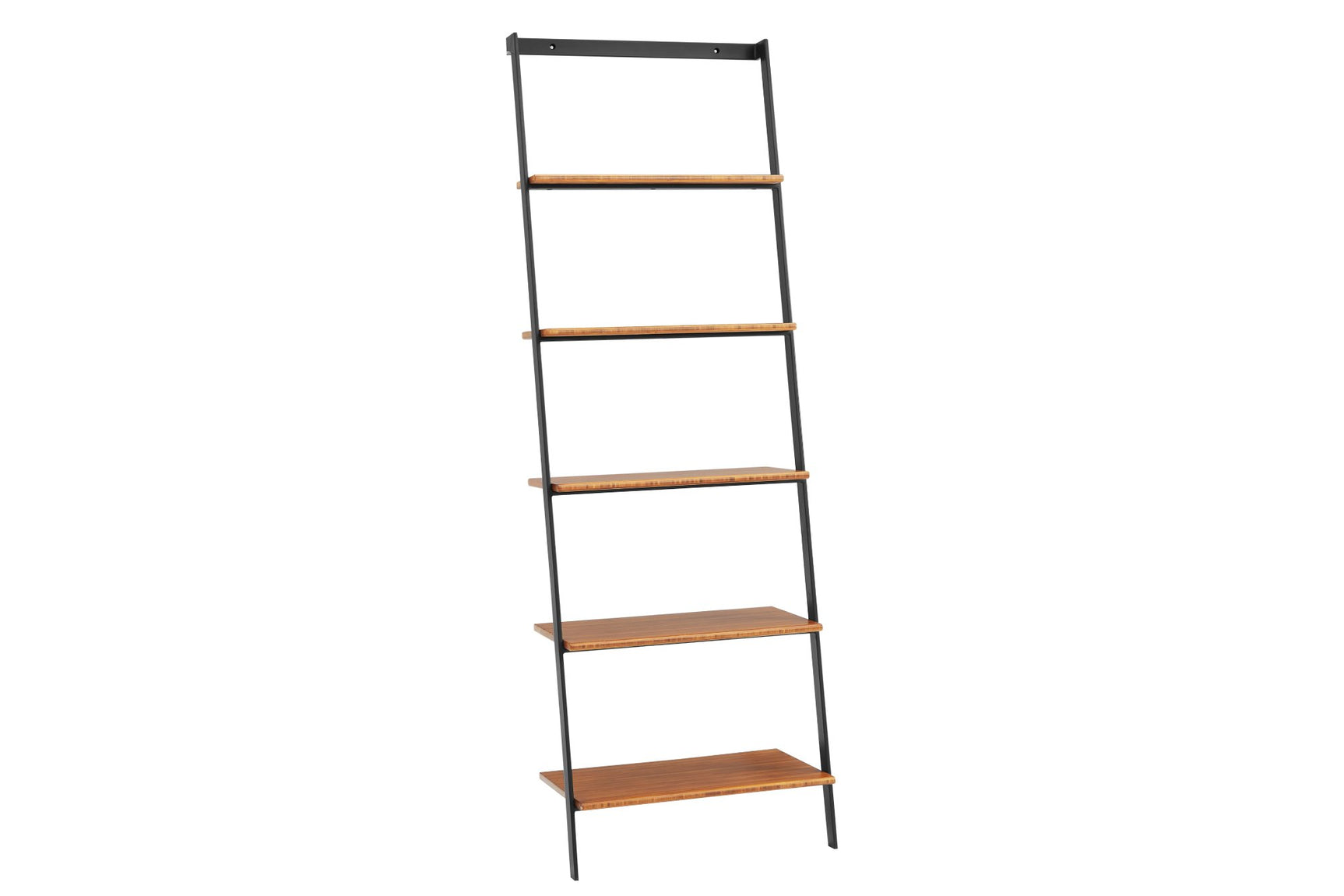 Studio Plus Solid Bamboo Leaning Shelf