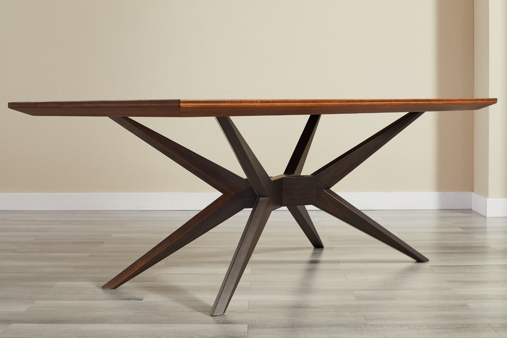 Sonoma 80” Solid Moso Bamboo Rectangular Dining Table