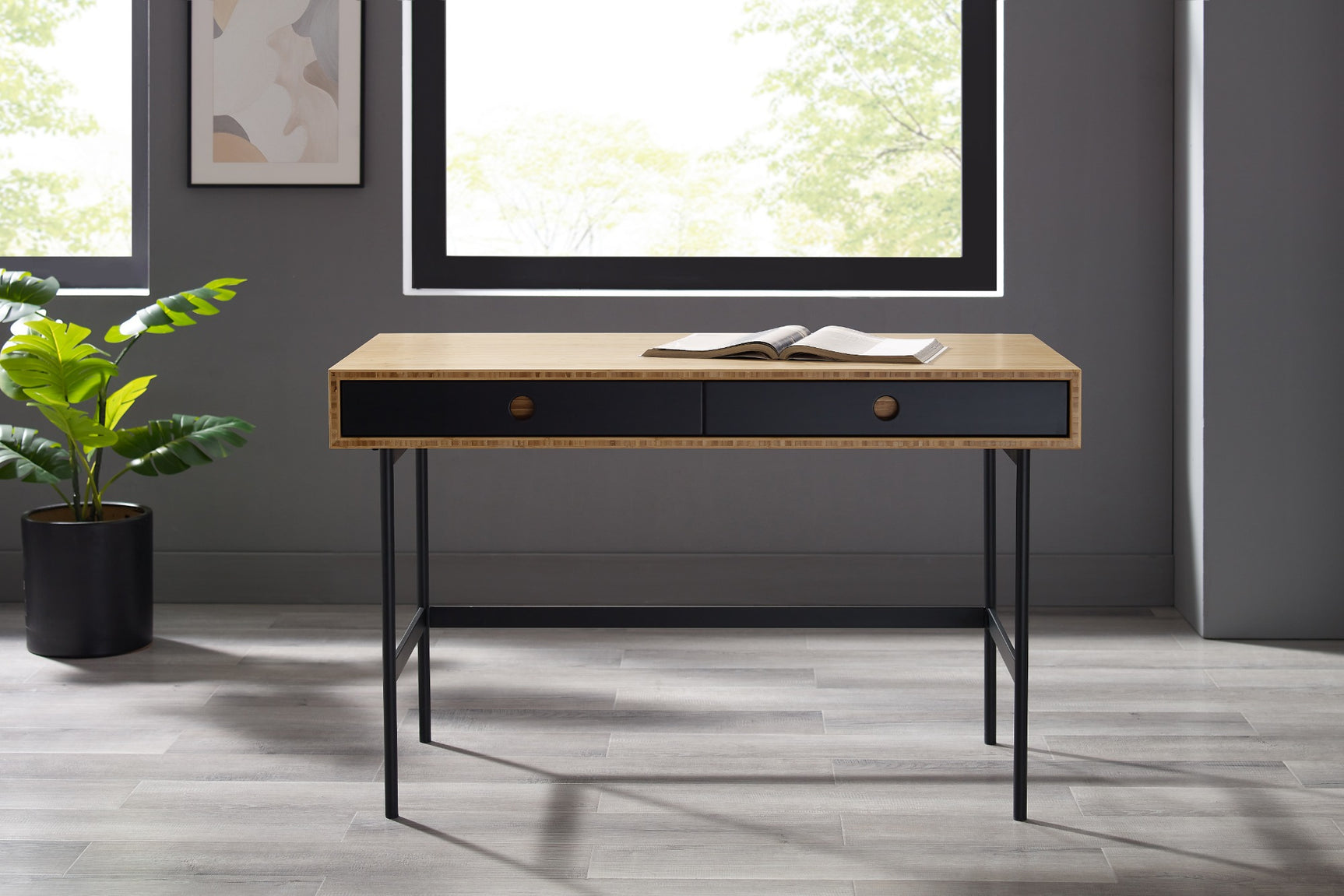 Santa Cruz Solid Moso Bamboo Desk