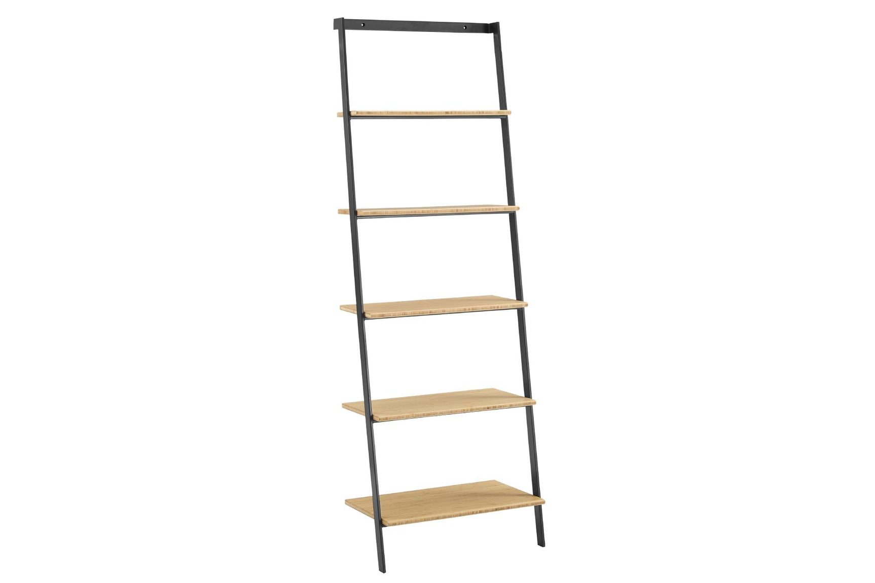 Santa Cruz Solid Moso Bamboo Leaning Shelf