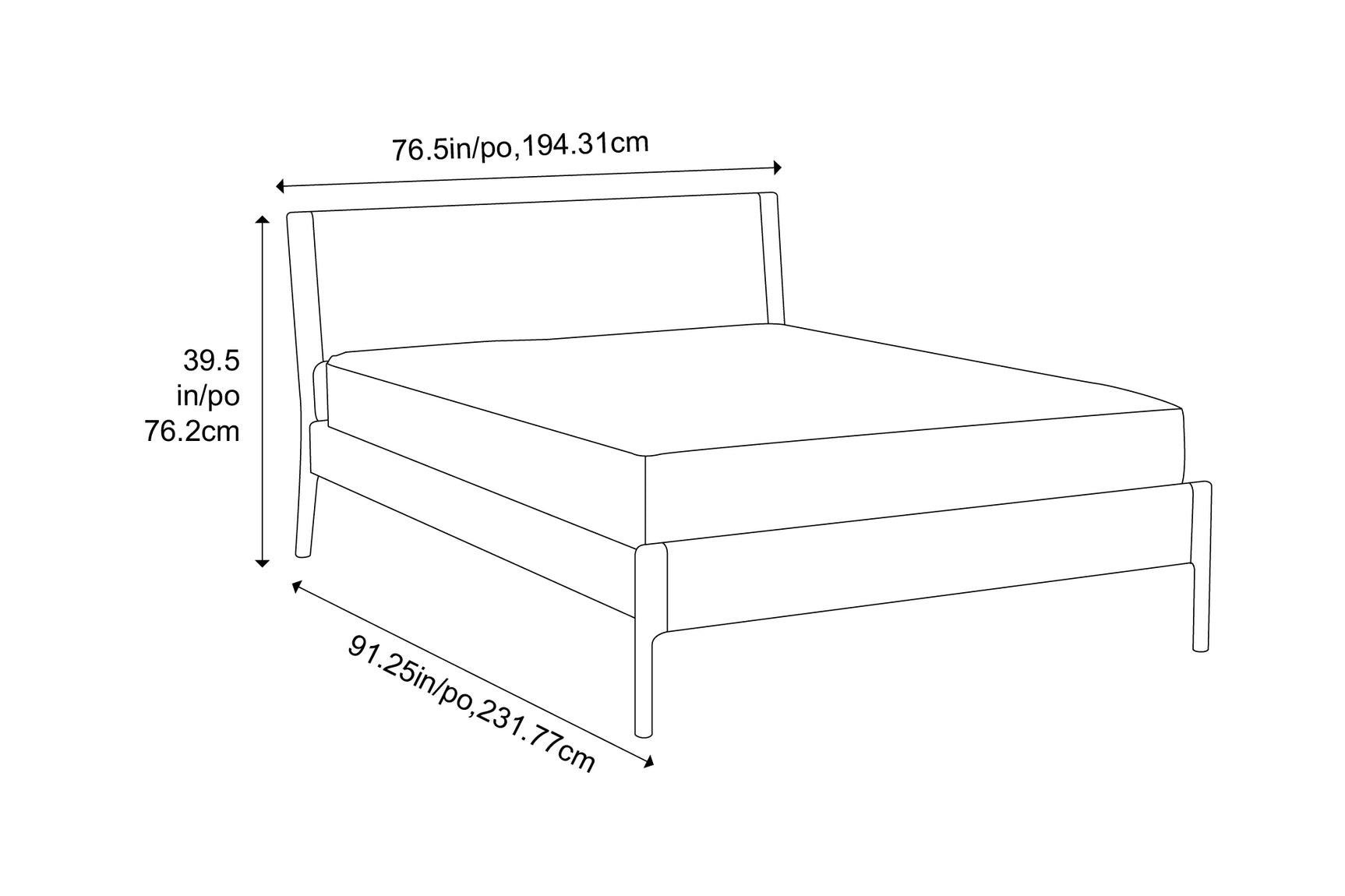 Ventura Bamboo Bed Frame
