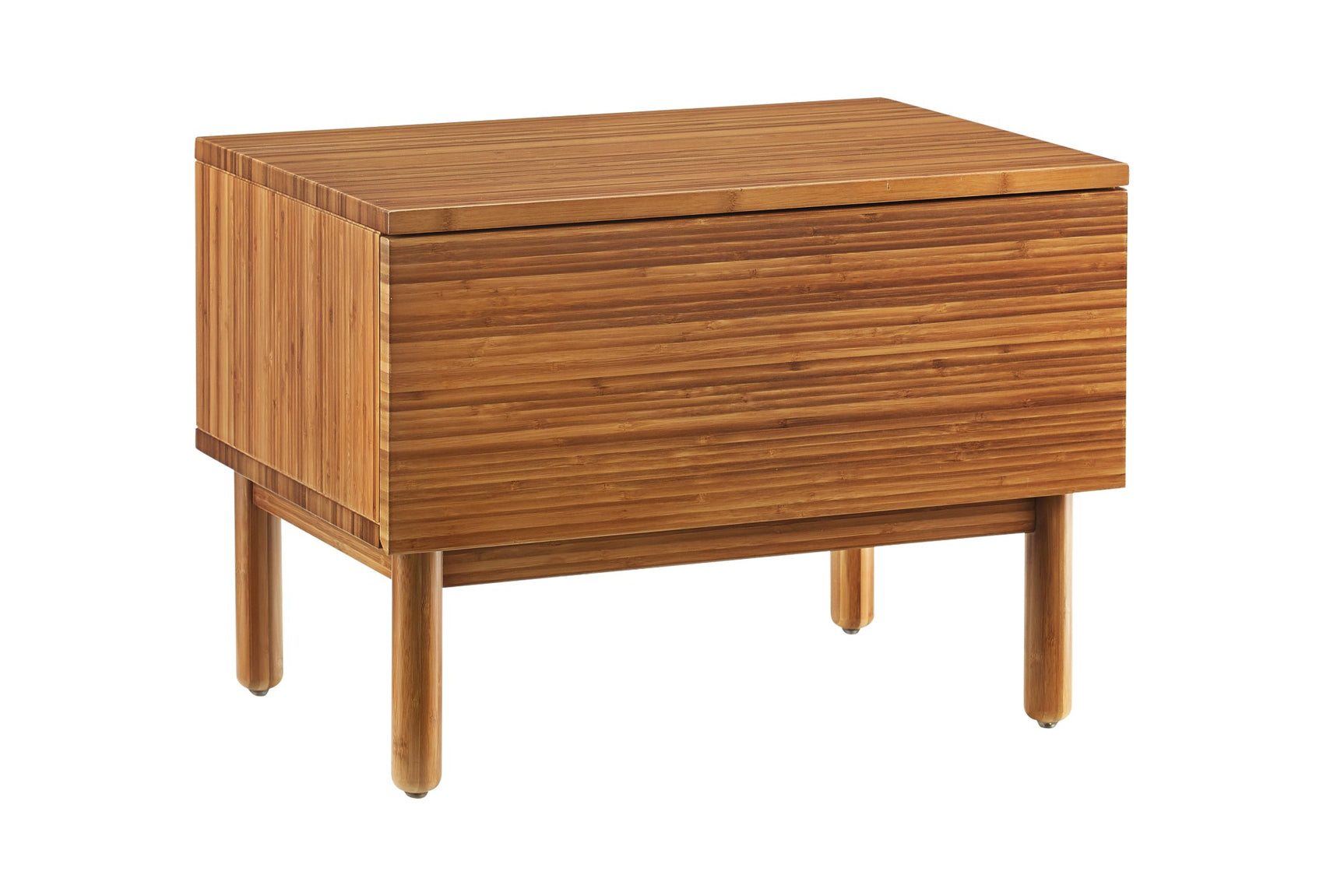 Ventura Solid Moso Bamboo 1 Drawer Nightstand