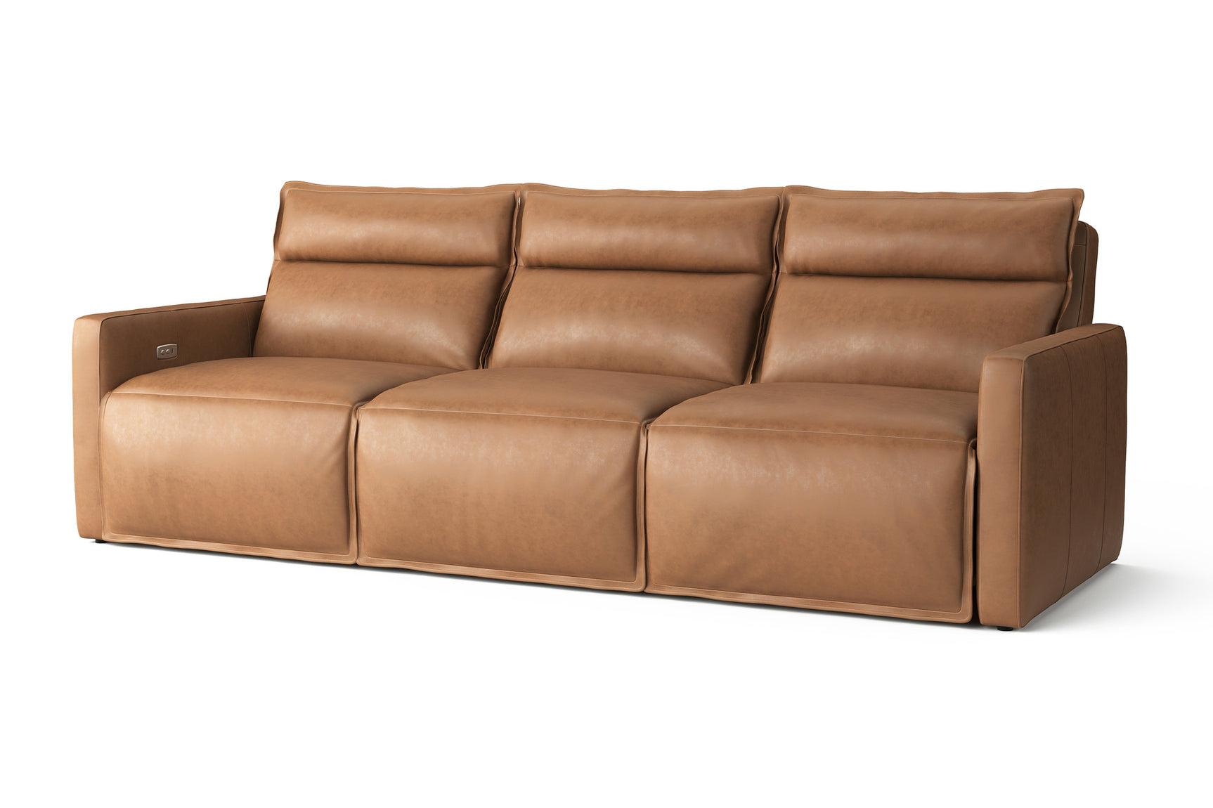 Giovanni Leather Dual Recliner Sofa