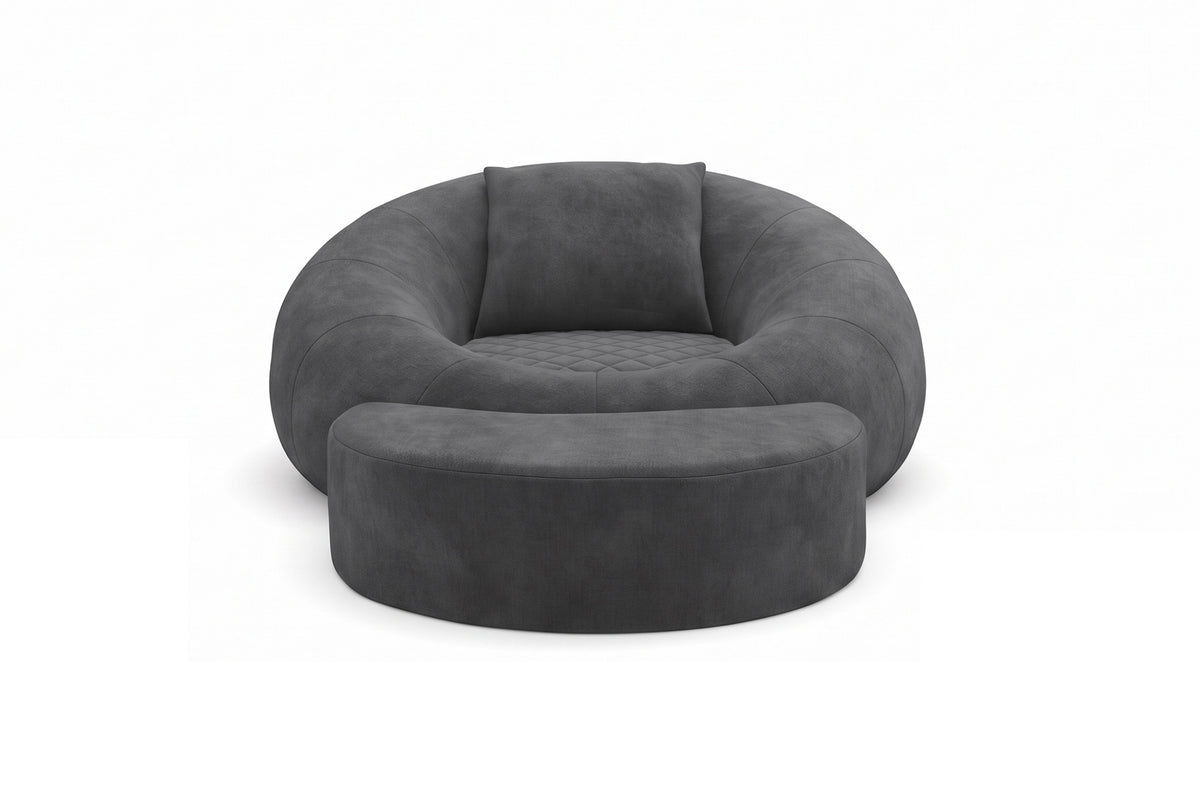 Grace Fabric Cuddle Seat with Footrest