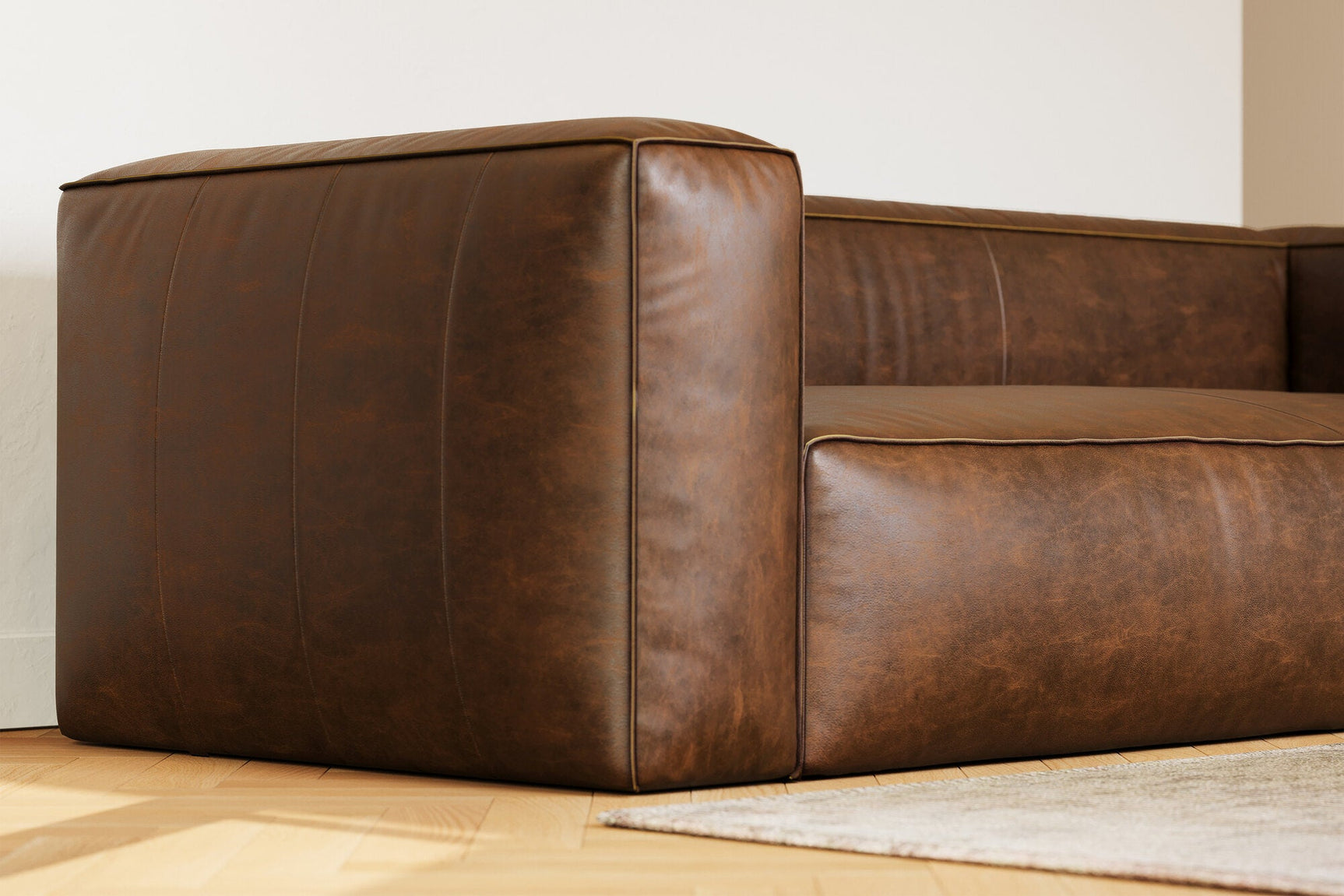 Graz Leather Sofa