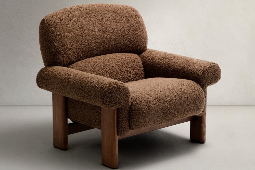 Valencia Hayden Fabric Armchair, Brown