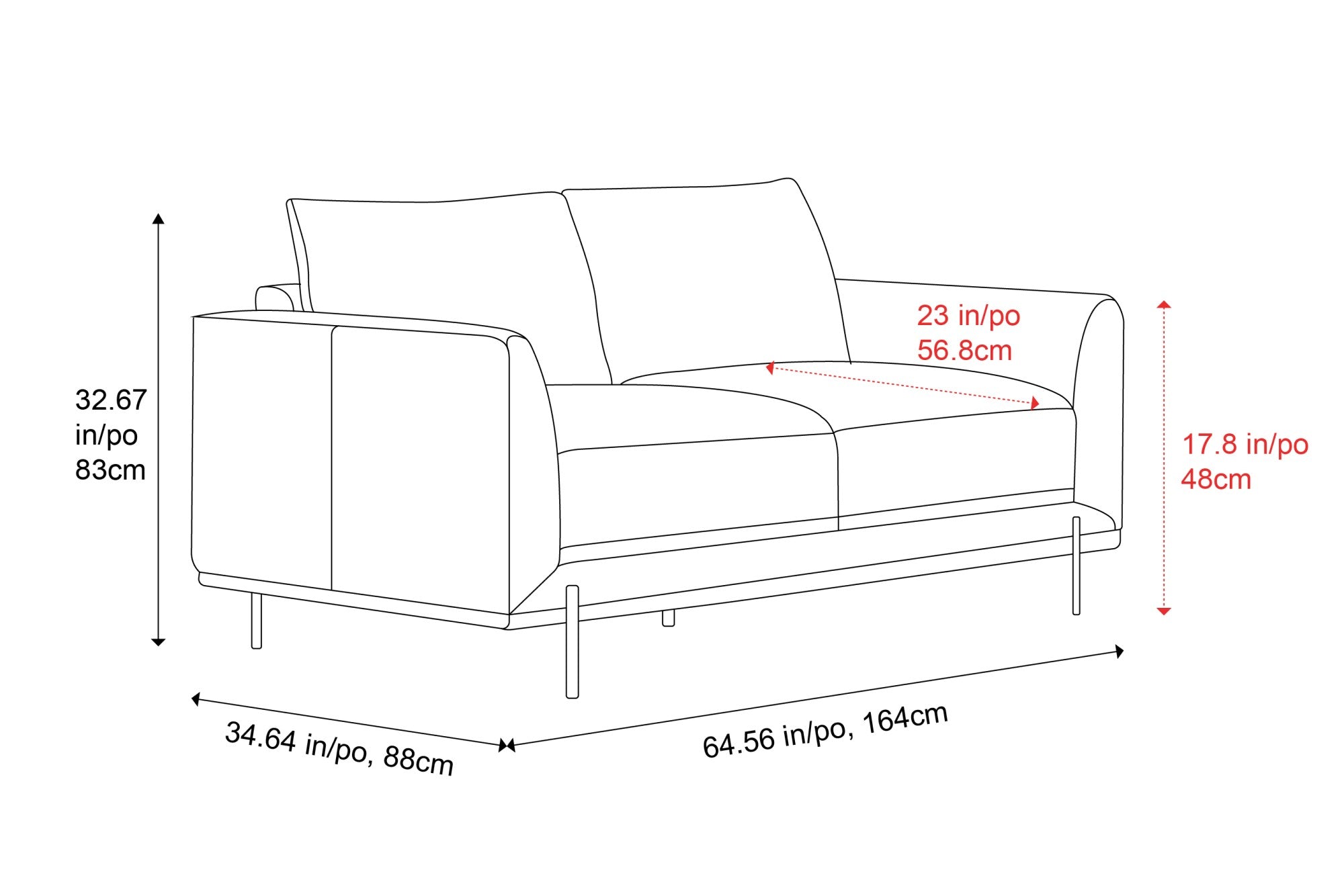 Imogen Leather Sofa