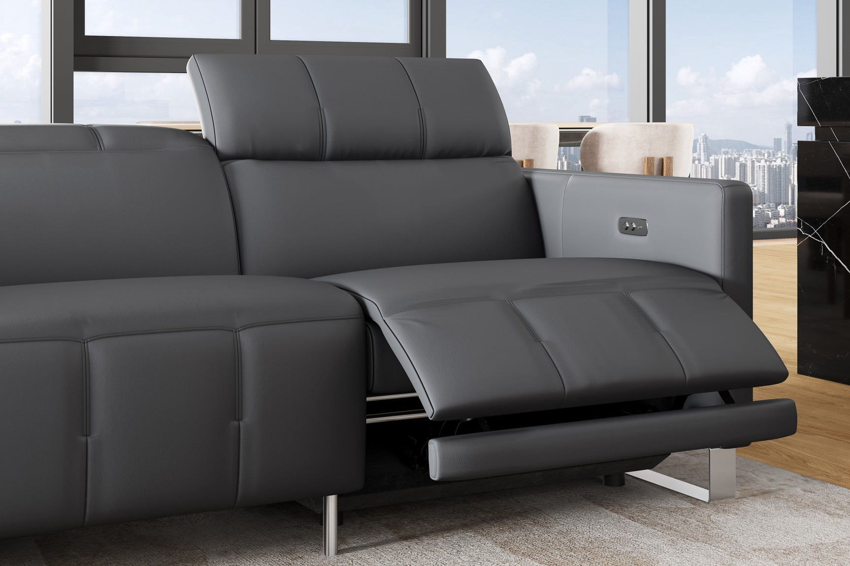 Isla Leather Recliner Sofa