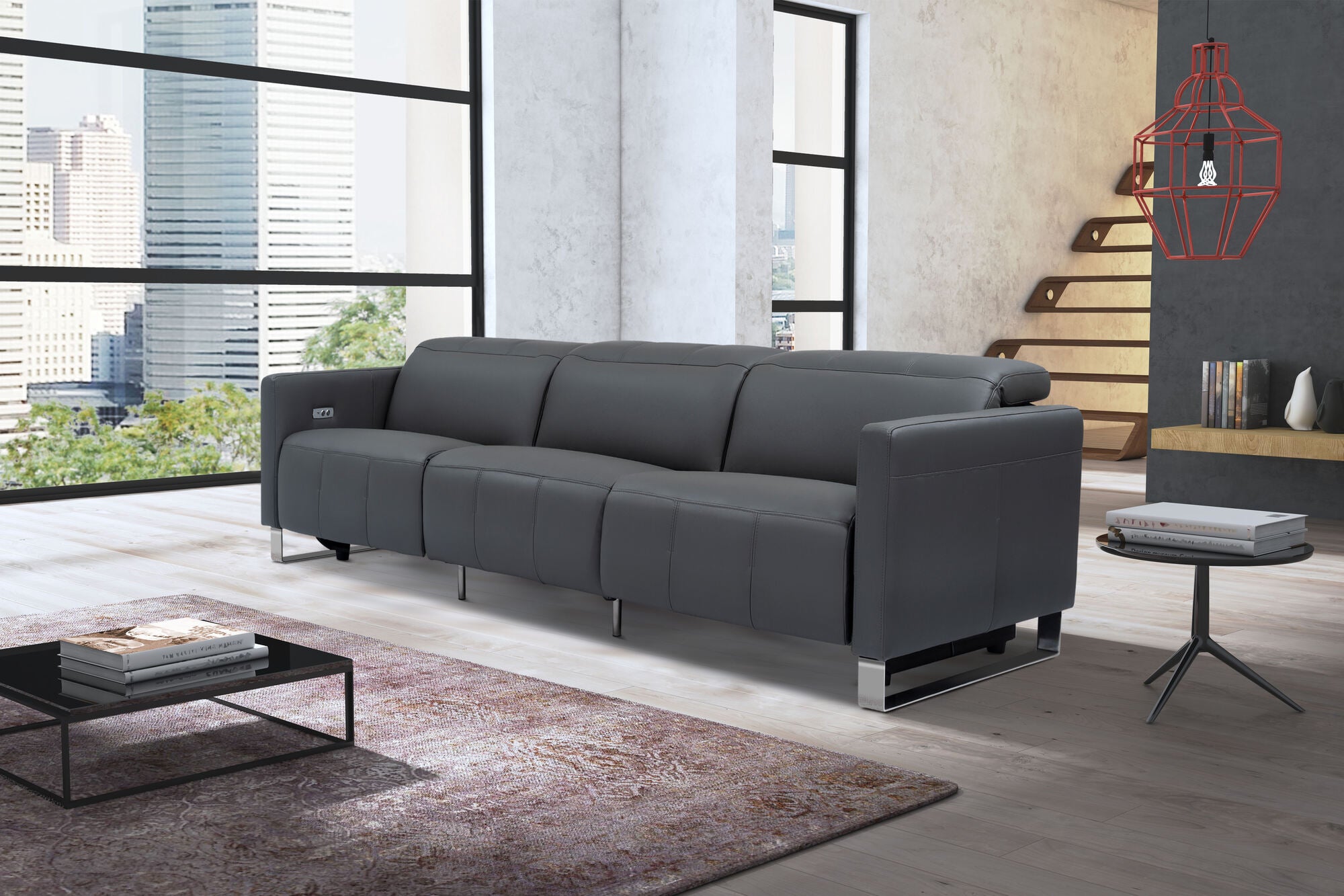 Isla Leather Recliner Sofa