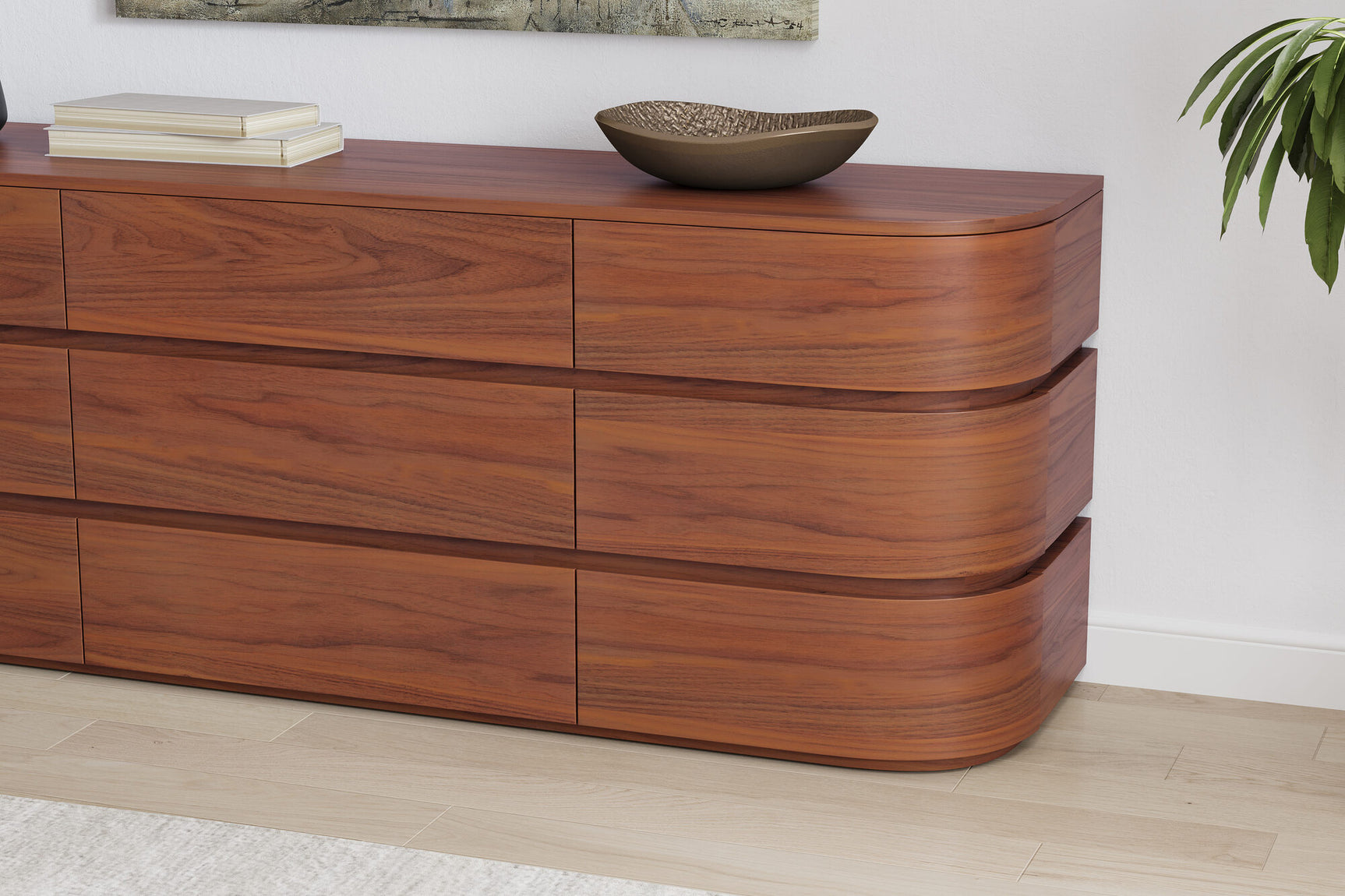 Kassidy Wood 9-Drawer Dresser