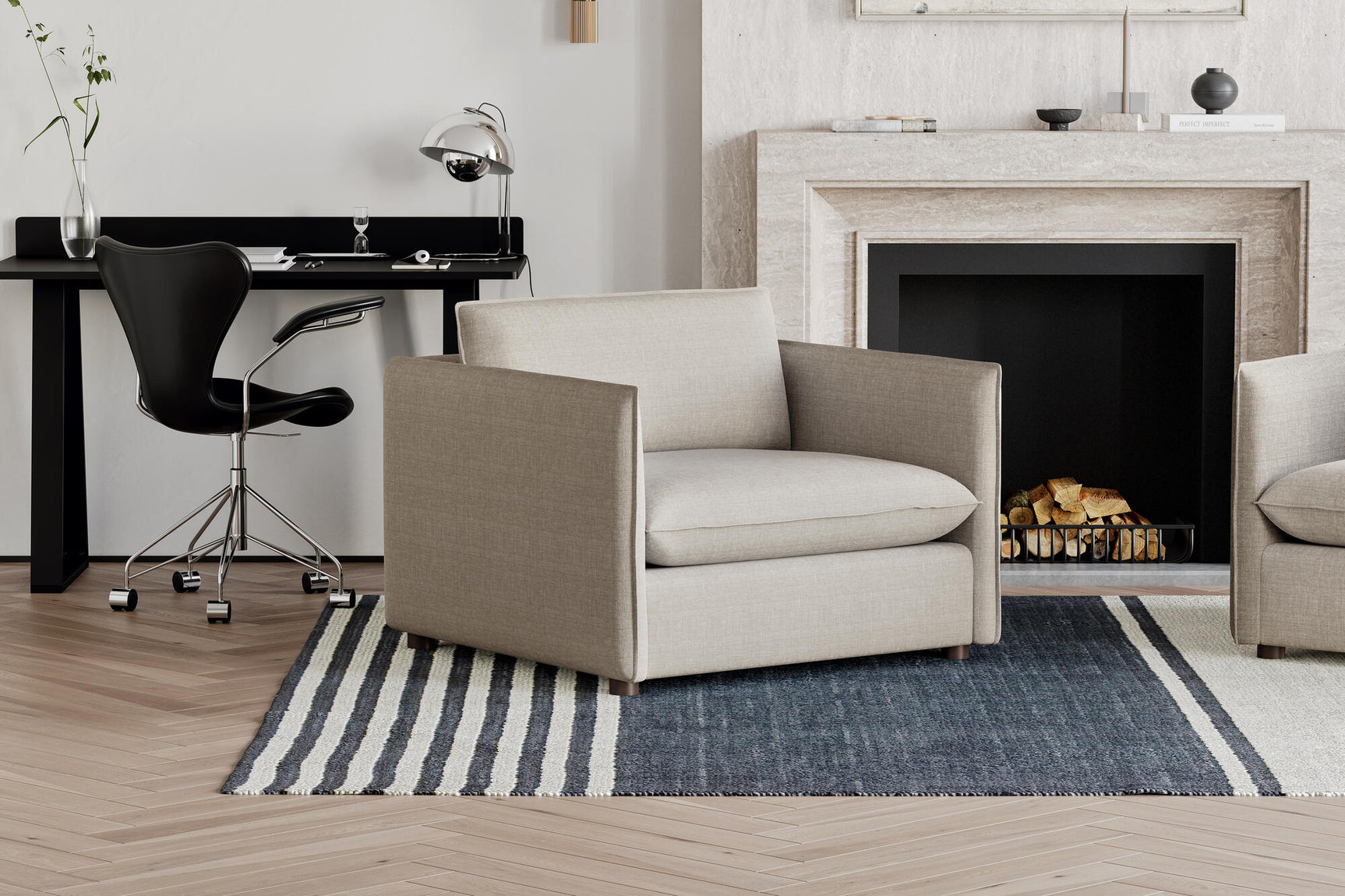 Katherine Fabric Accent Chair