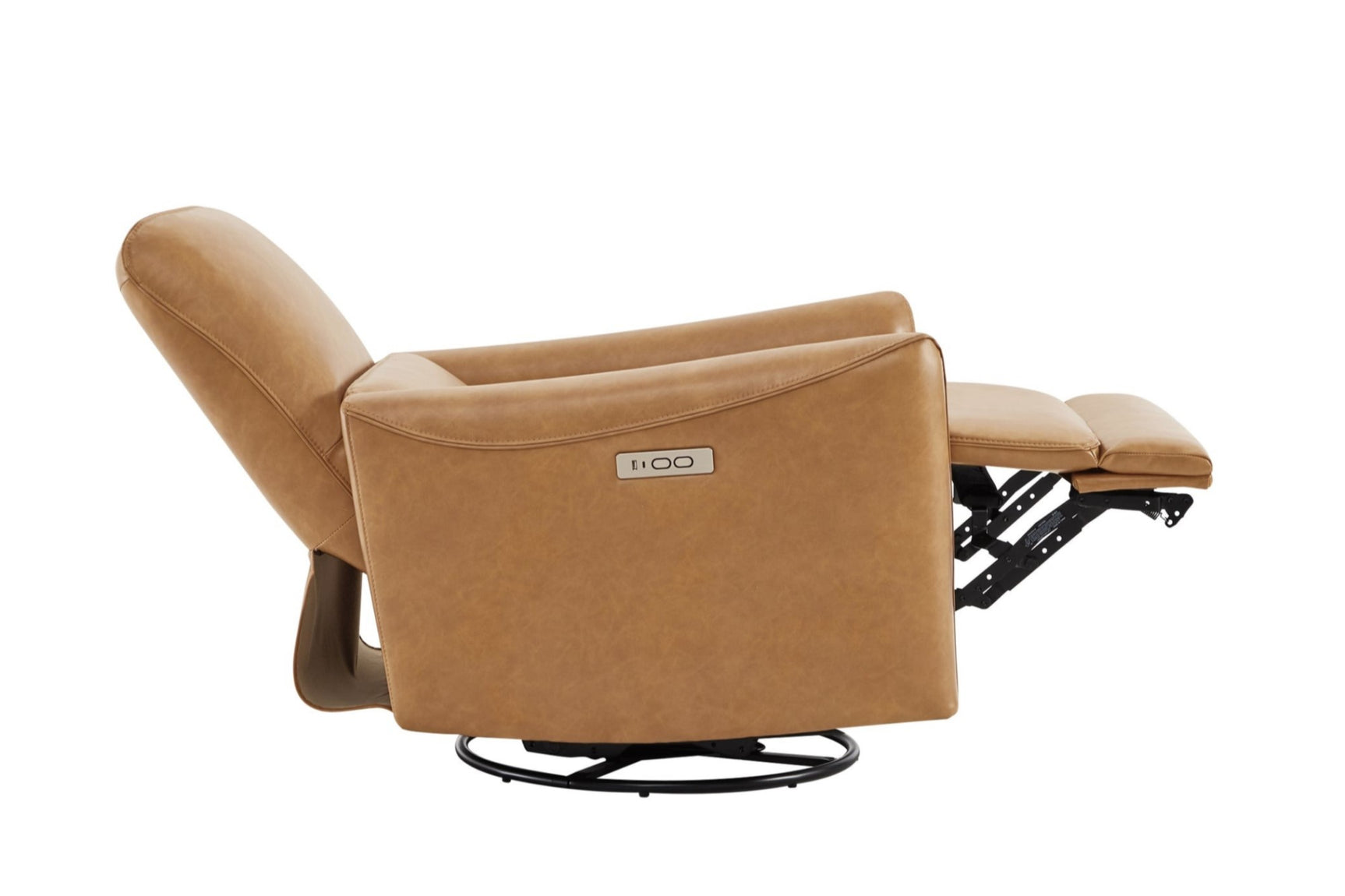 Kirstin Leather Swivel Recliner Chair