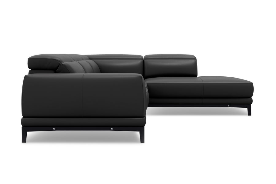 Valletta Leather Corner Sectional Sofa