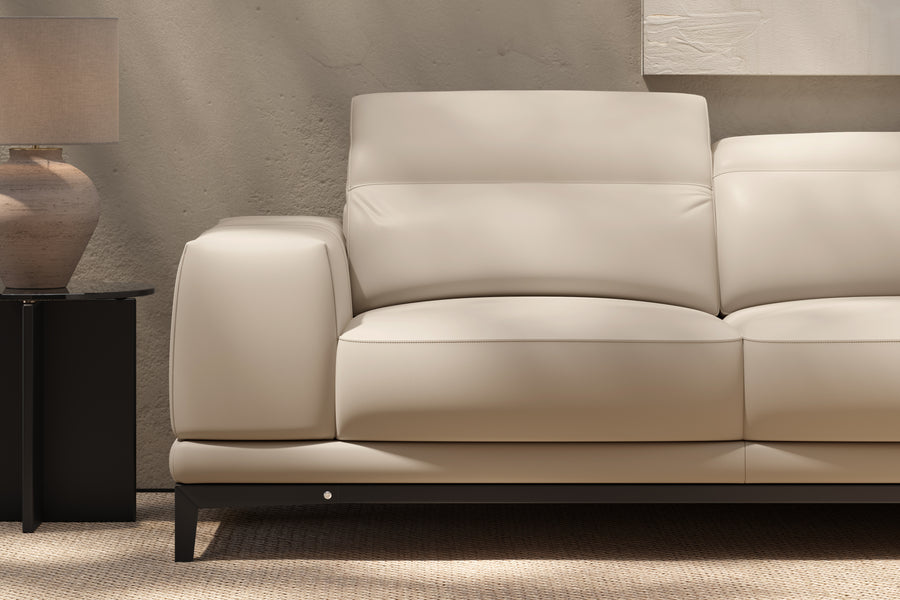 Valletta Leather Corner Sectional Sofa