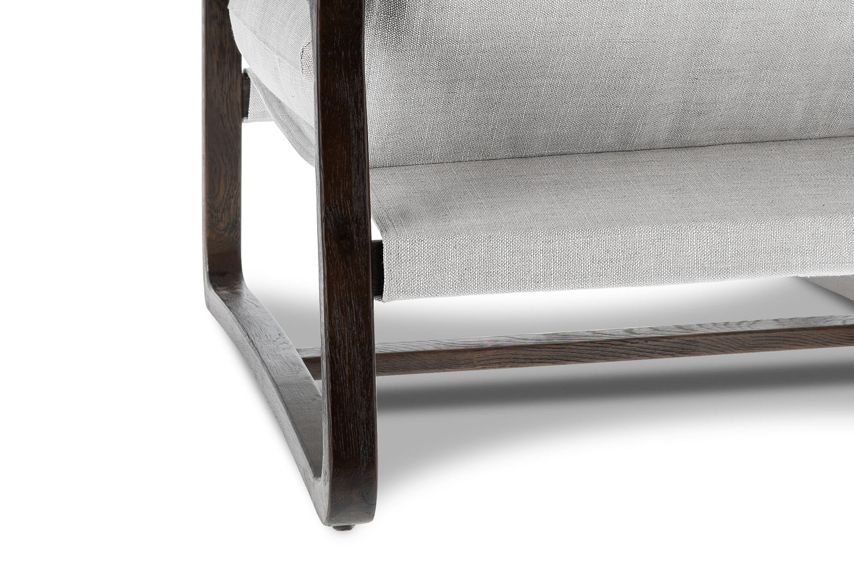 Lagon Fabric & Wood Accent Chair