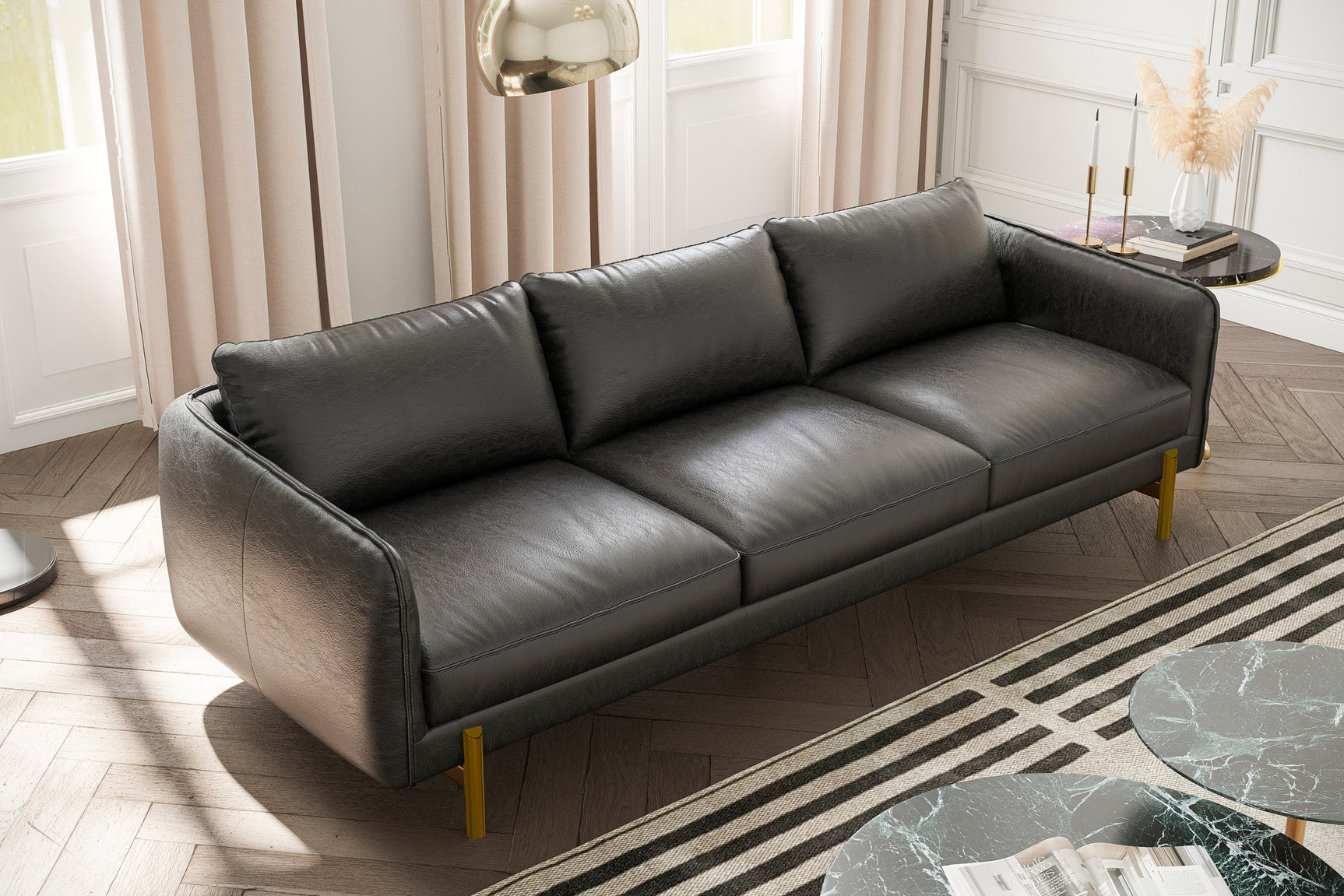 Gabriele Leather Sofa