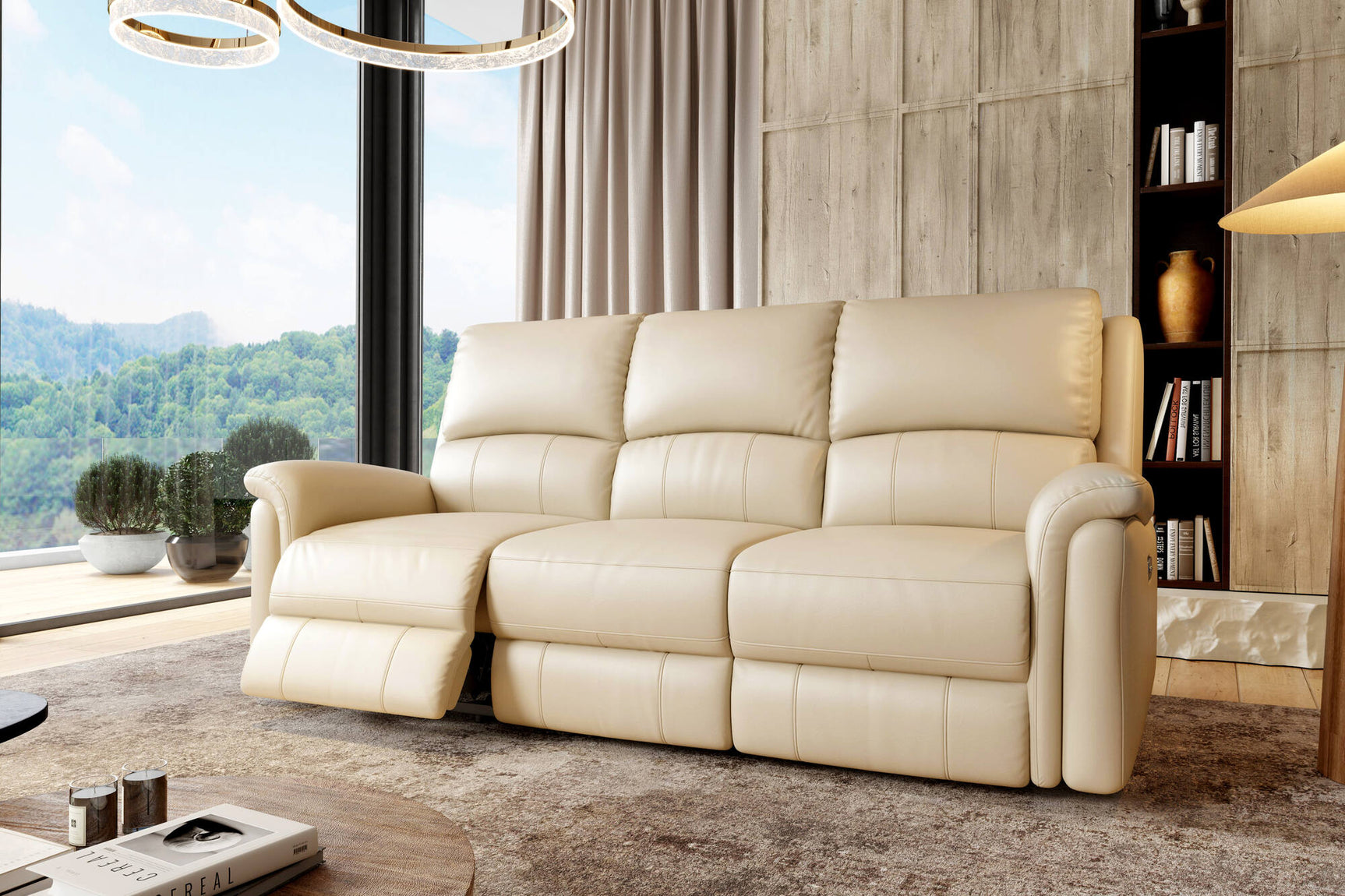 Martina Leather Recliner Sofa