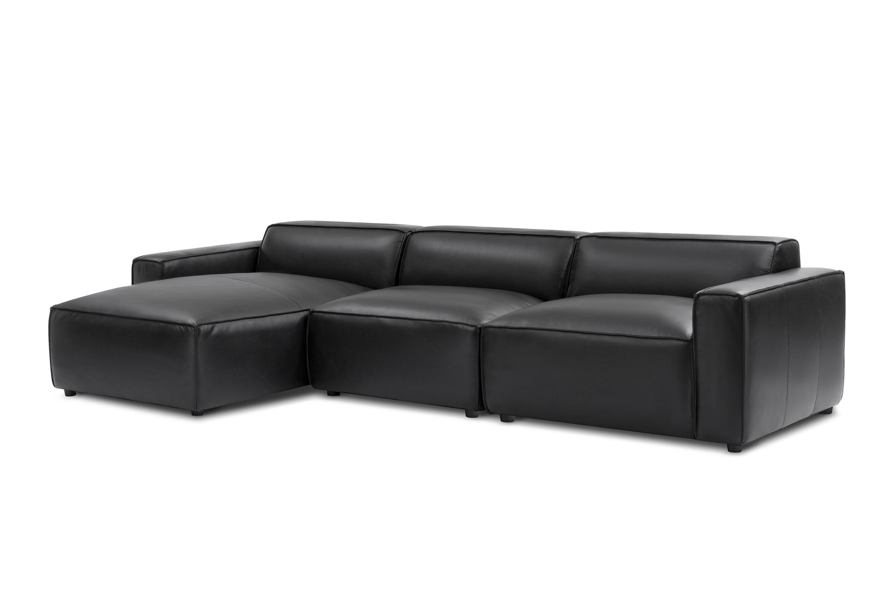 Nathan Leather Modular Sectional Sofa