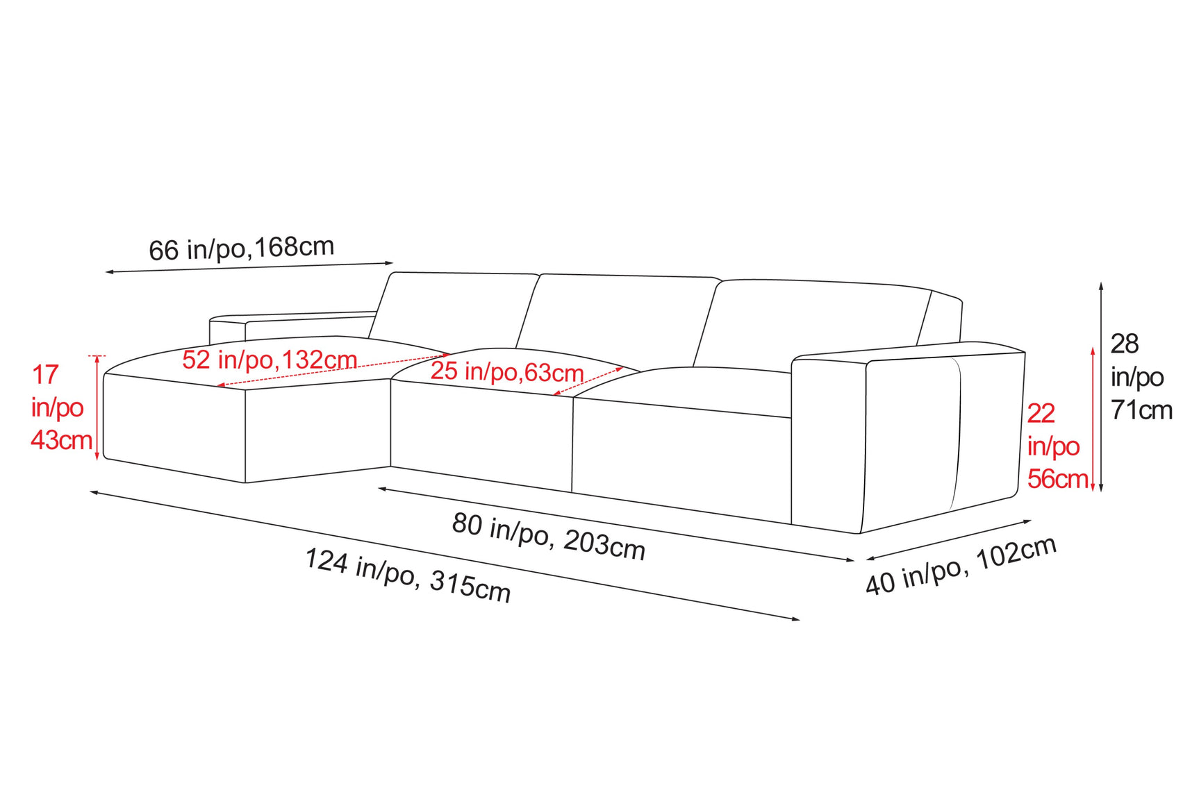 Nathan Leather Modular Sectional Sofa