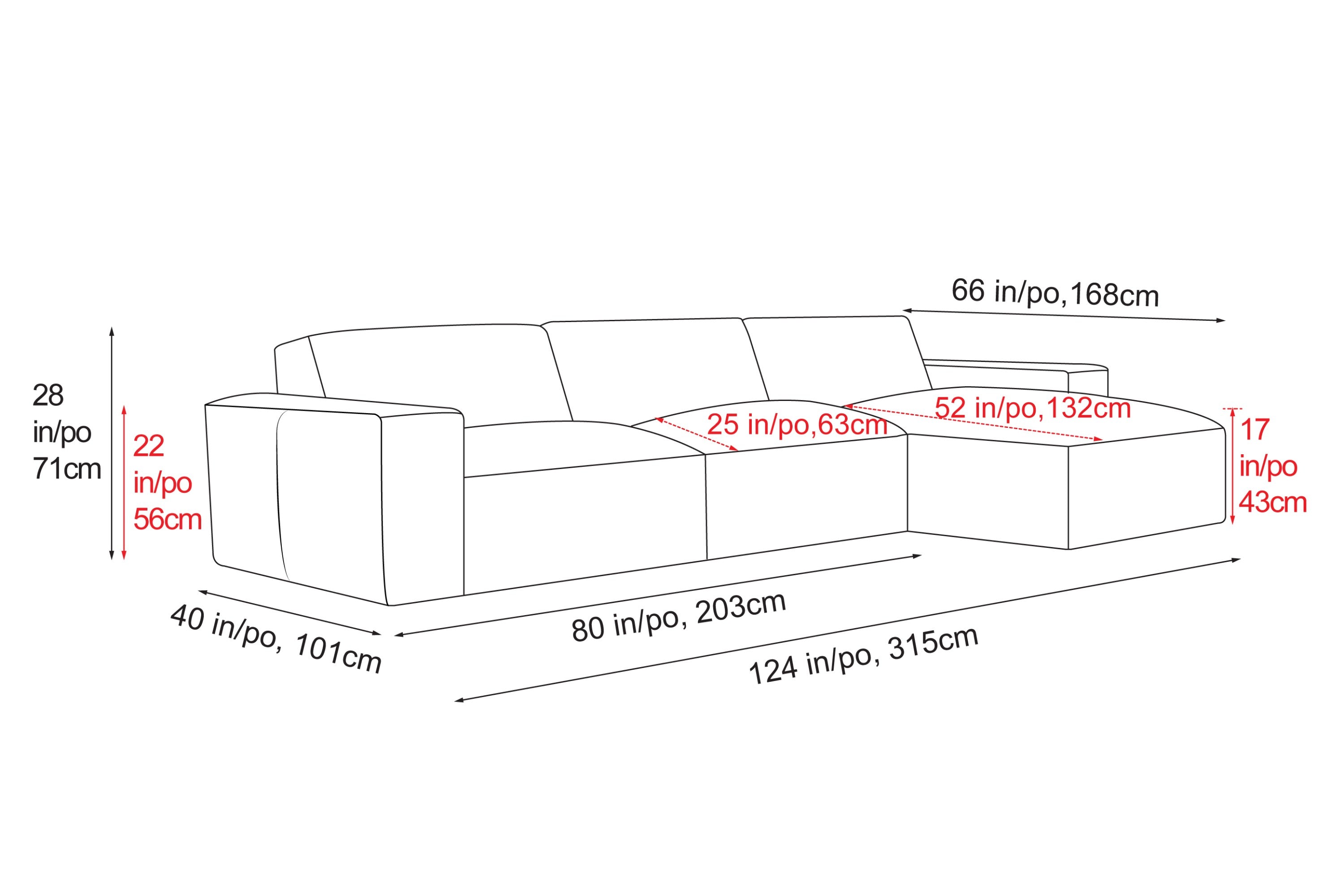 Nathan Leather Modular Sectional Sofa