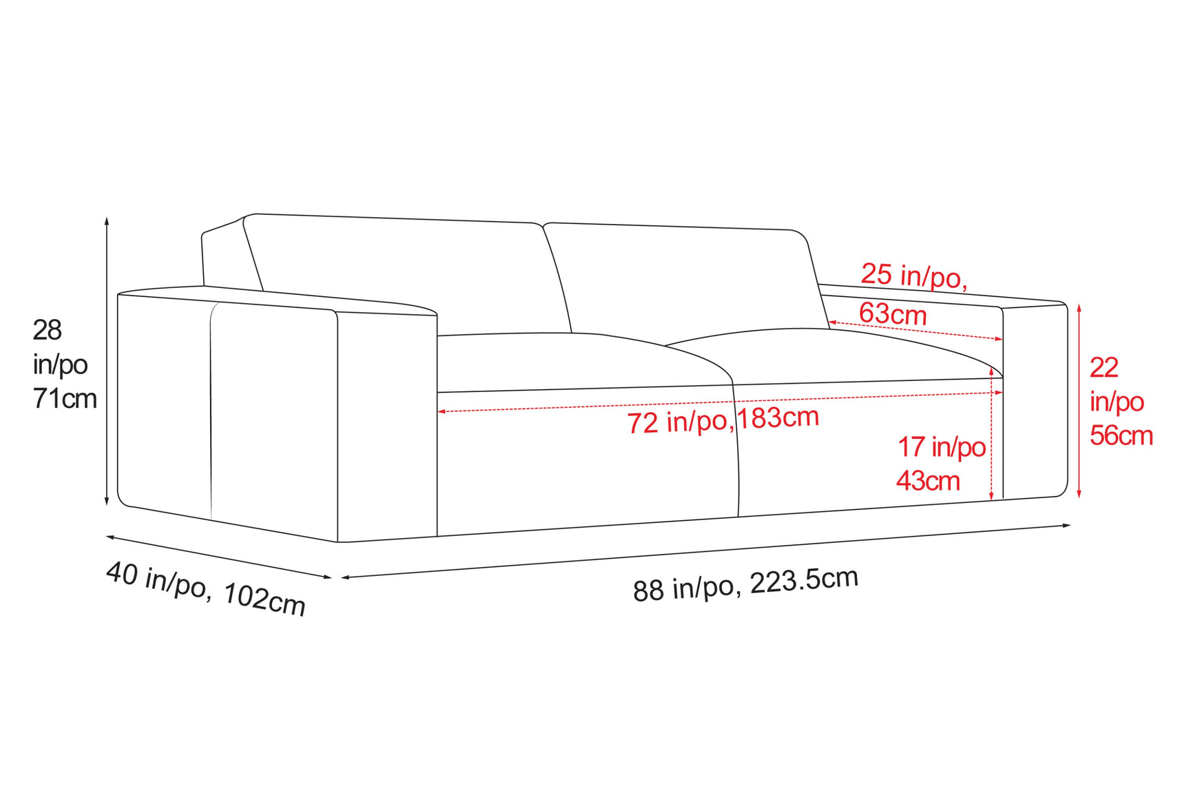 Nathan Leather Theater Lounge Modular Sofa