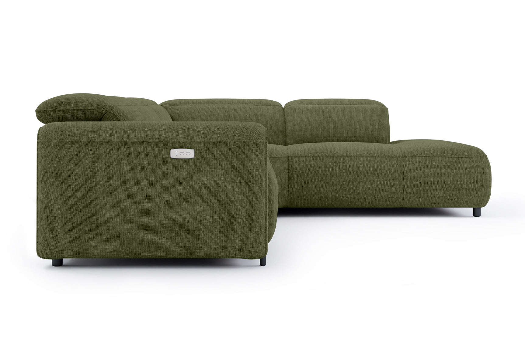 Octavia Fabric Reclining Corner Sectional Cloud Sofa